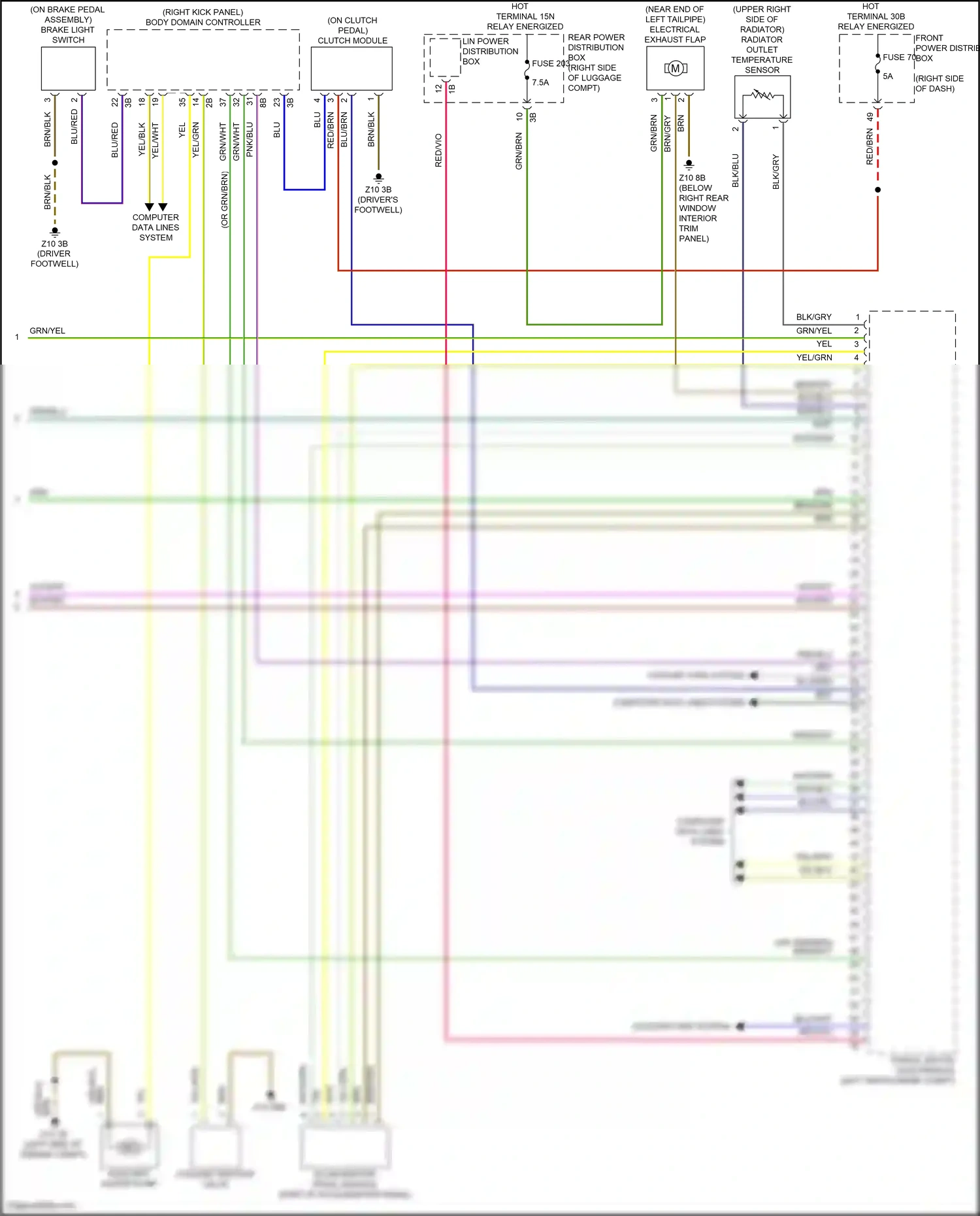 BMW M2 G87 (2022-2024) computer data lines system wiring diagram  (78 of 78)