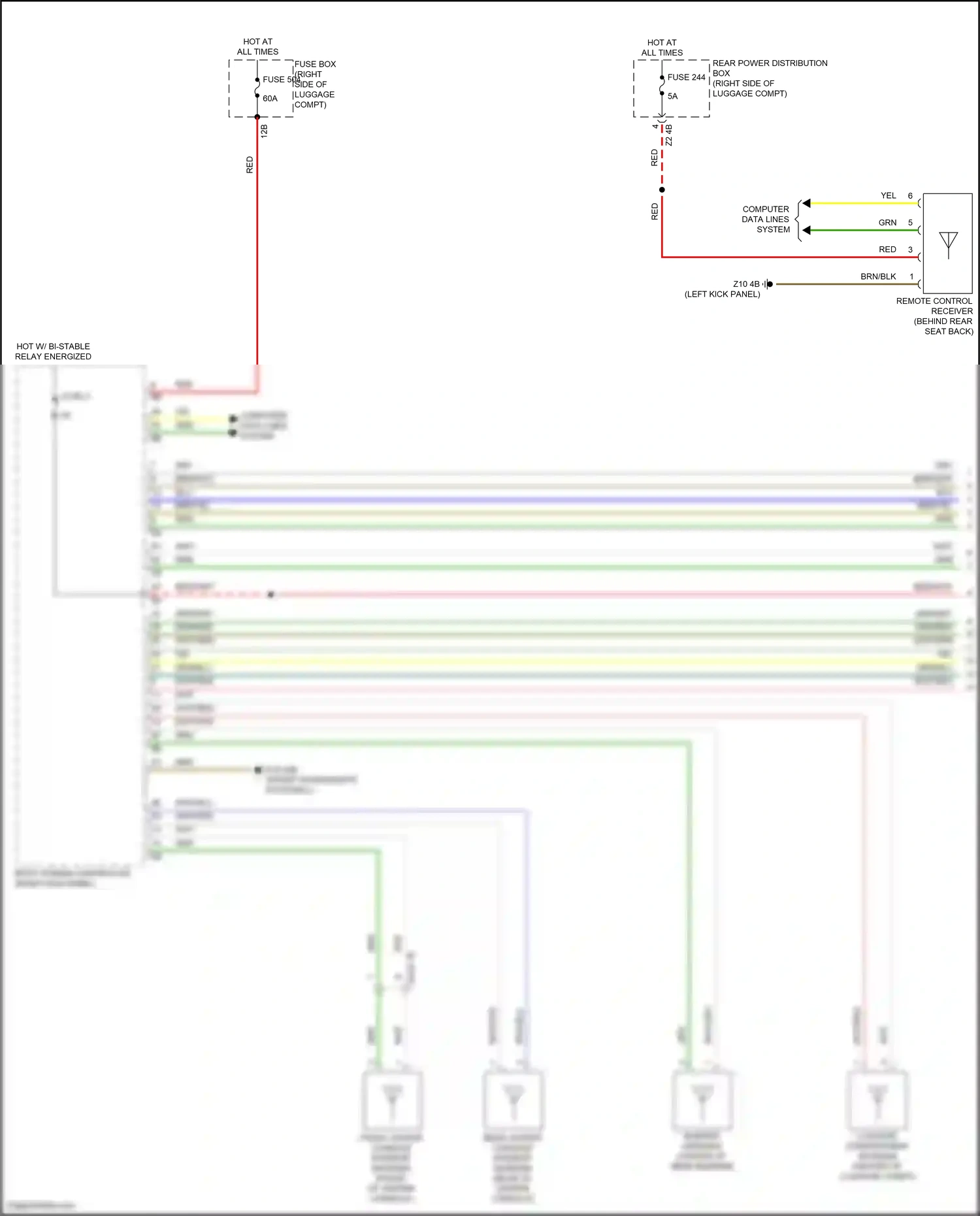 BMW M2 G87 (2022-2024) computer data lines system wiring diagram  (11 of 78)