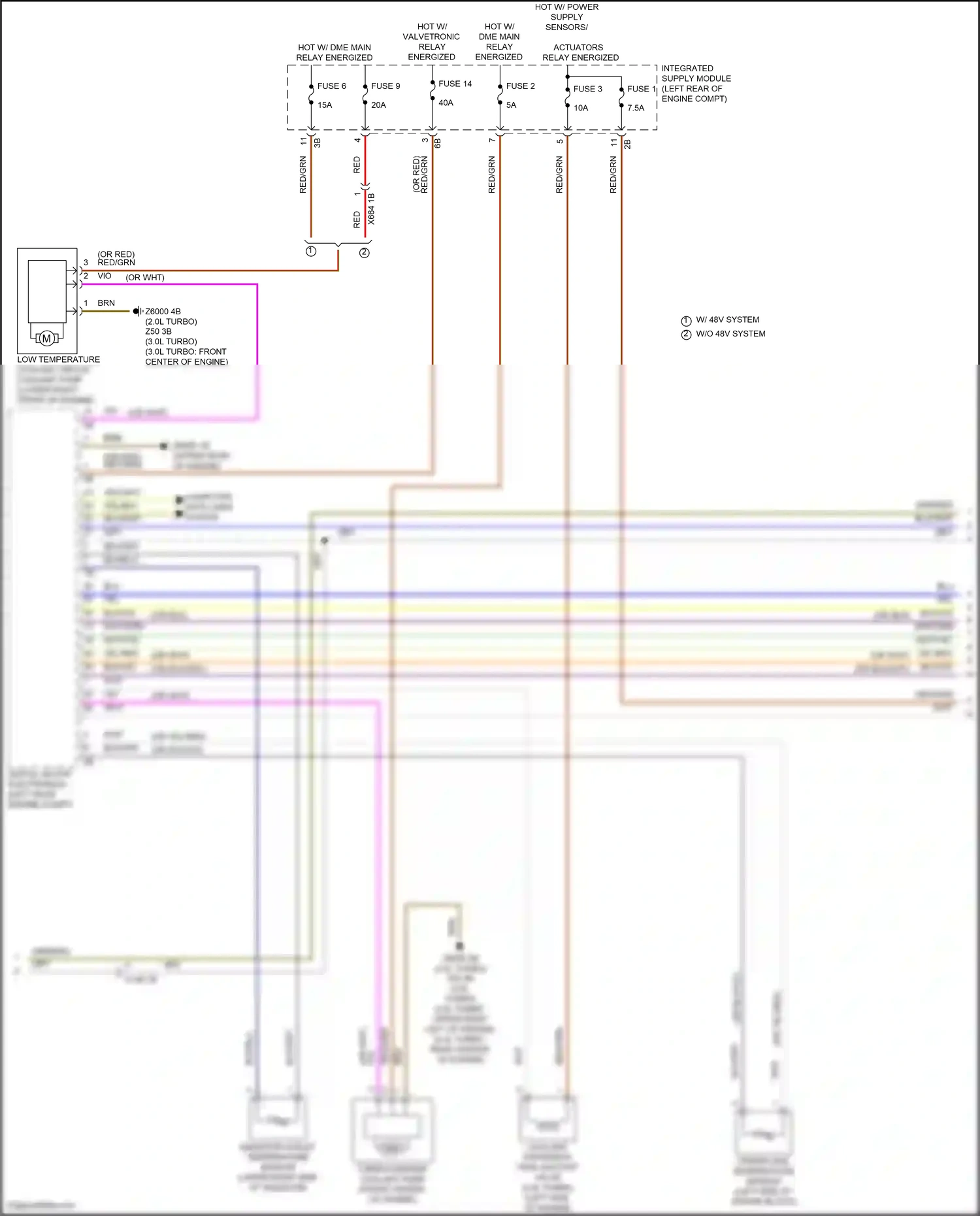 BMW M2 G87 (2022-2024) crankcase temperature sensor wiring diagram  (1 of 3)