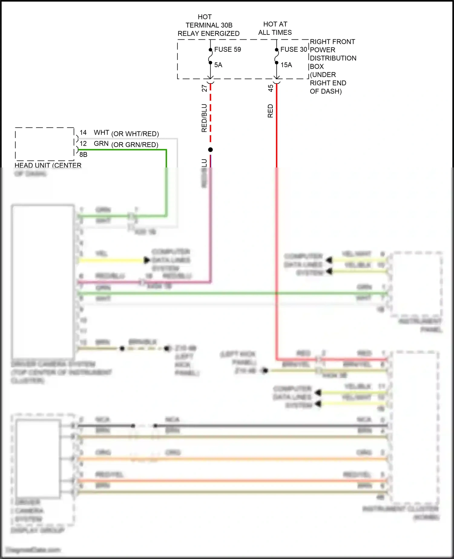 BMW M2 G87 (2022-2024) driver camera system wiring diagram  (2 of 16)