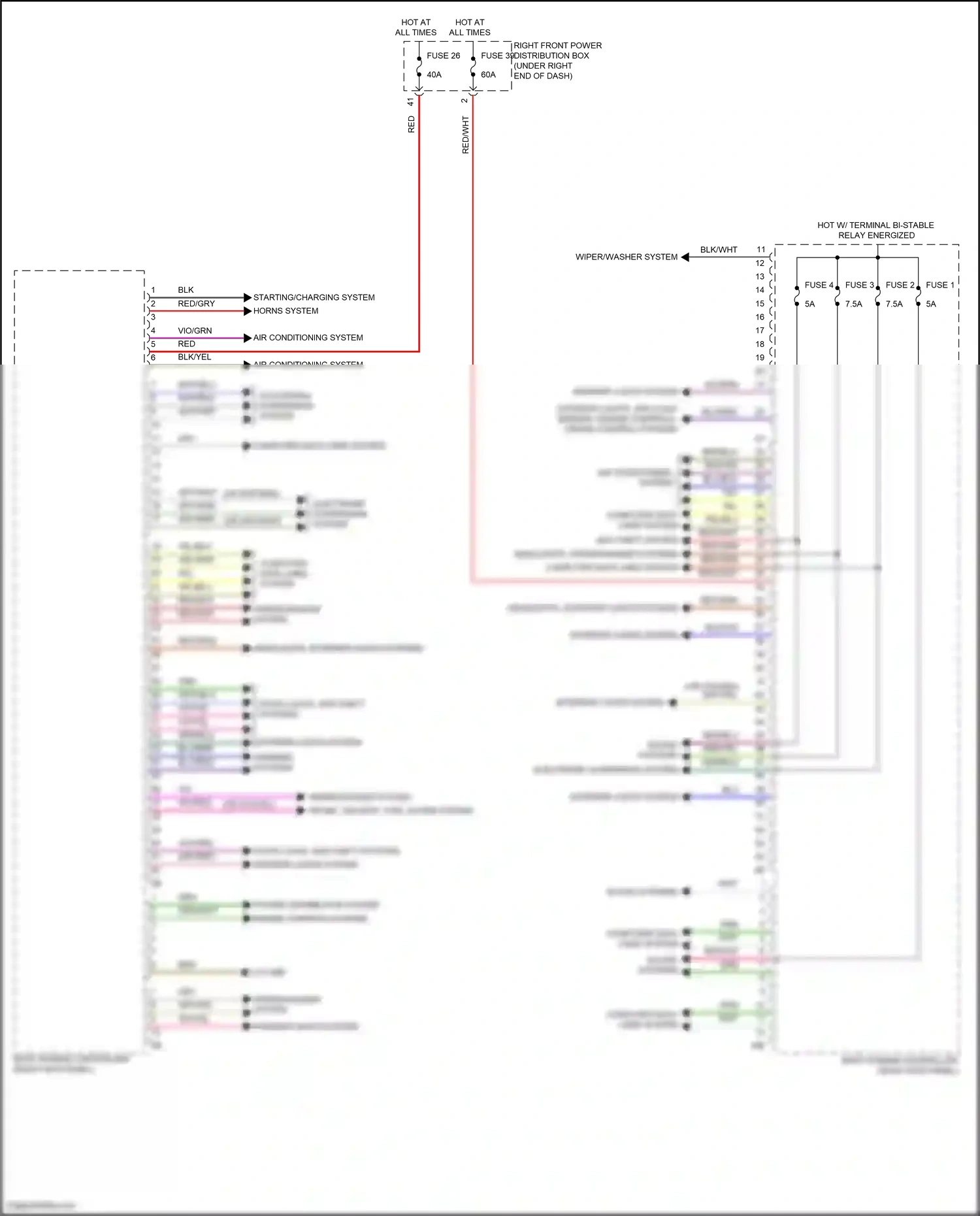BMW M2 G87 (2022-2024) engine controls system wiring diagram  (1 of 1)
