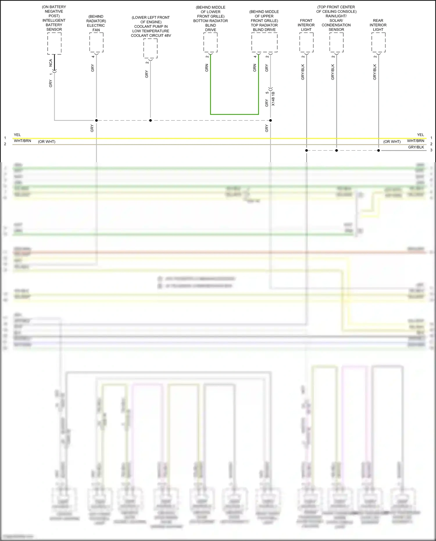 BMW M2 G87 (2022-2024) light source 2 wiring diagram  (1 of 2)