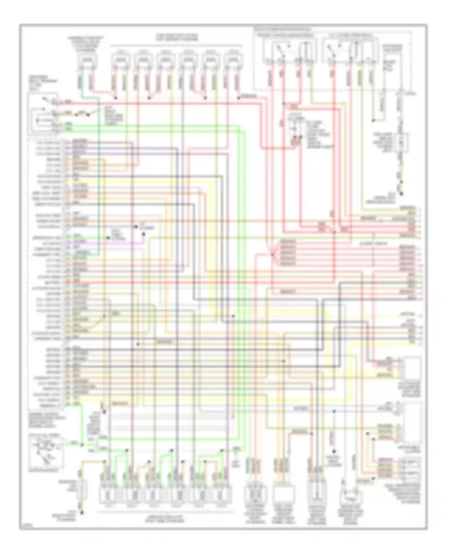 M3 BMW E36 (1992-1999): Wiring diagram engine performance 3.2l (1 of 2)