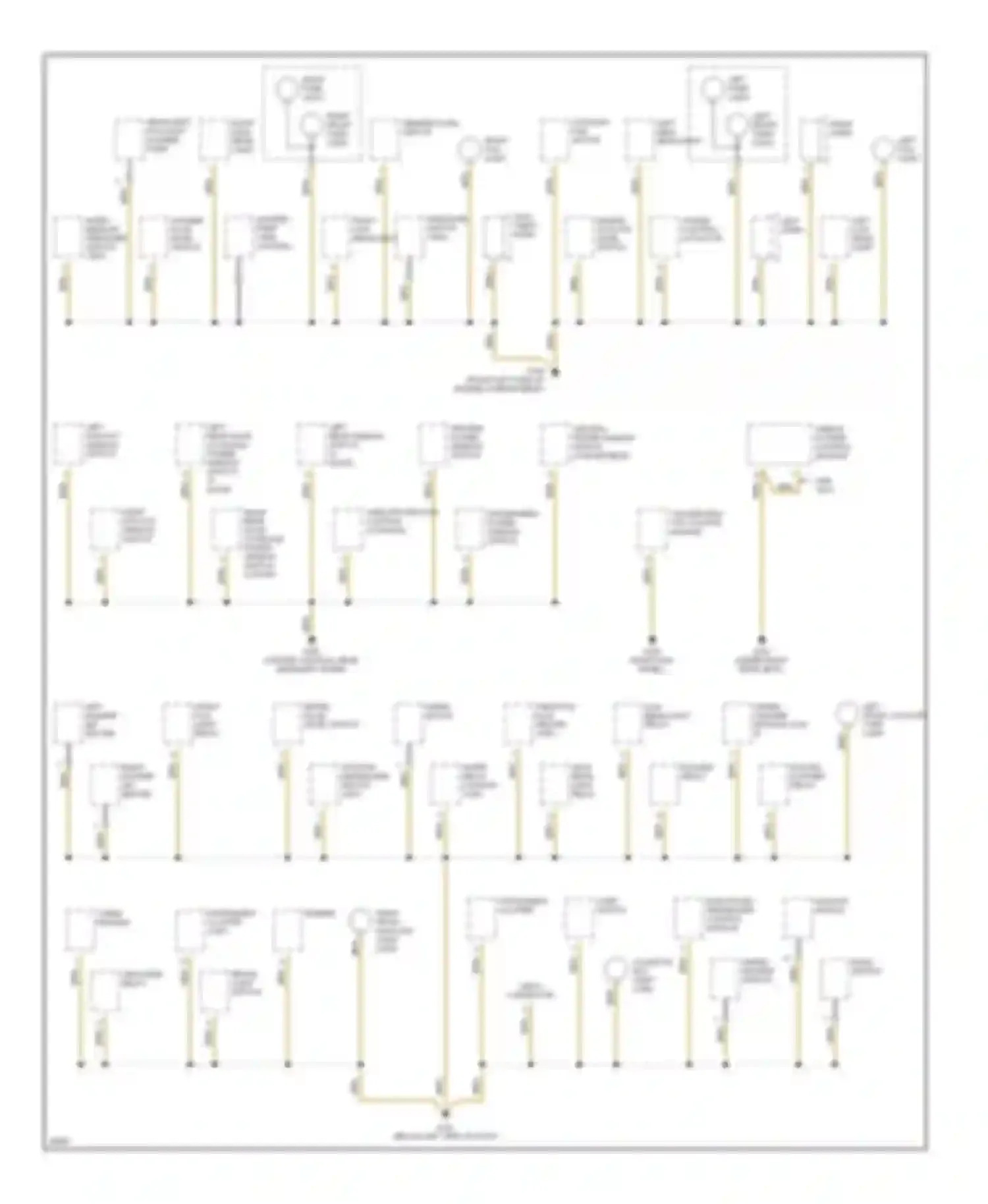 M3 BMW E36 (1992-1999): Ground distribution circuit (1 of 5)