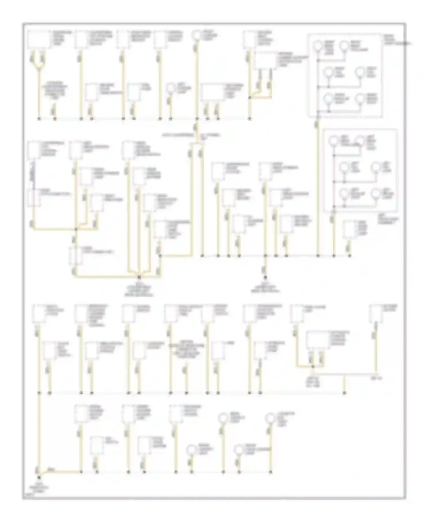 M3 BMW E36 (1992-1999): Ground distribution circuit (5 of 5)