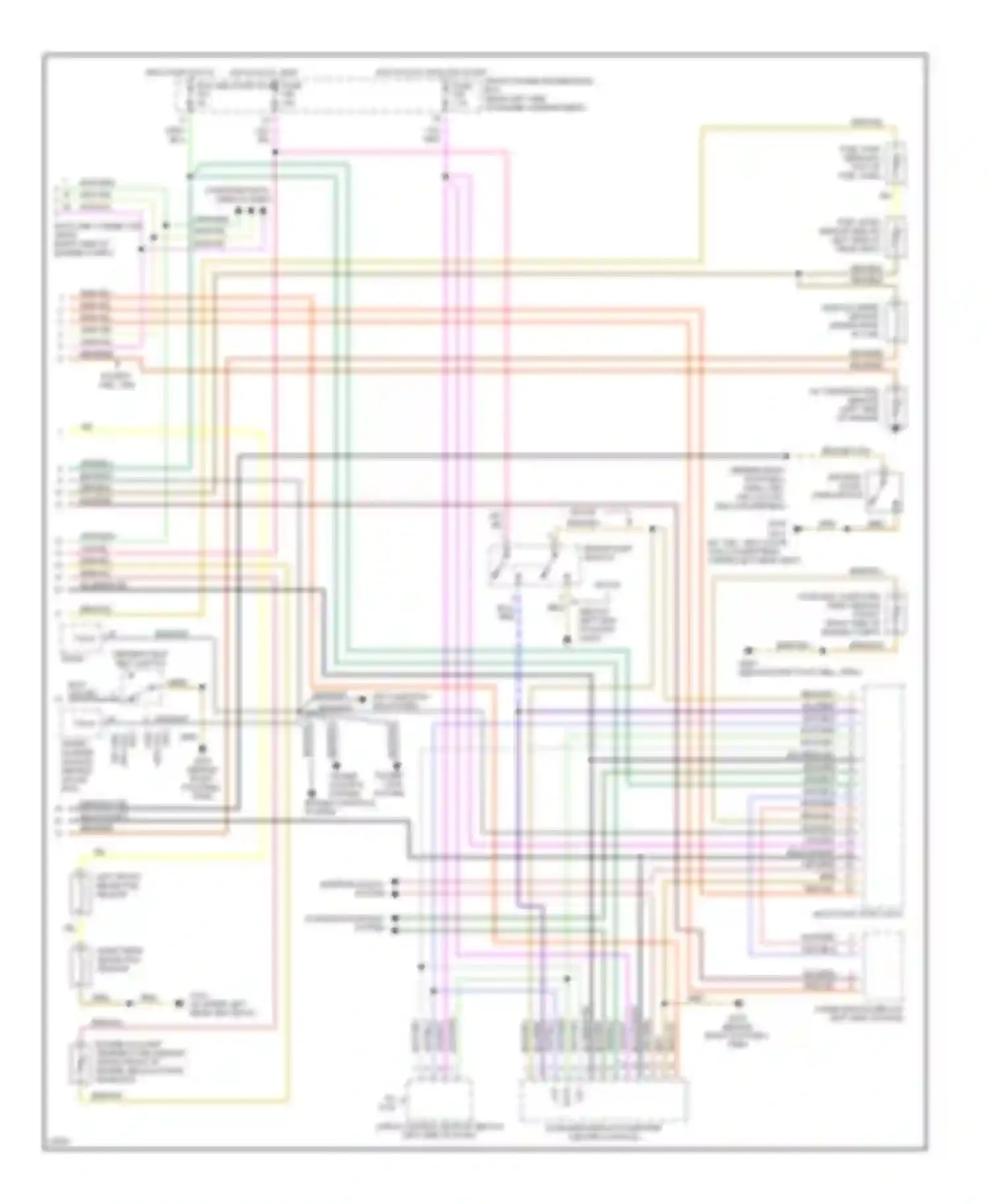 M3 BMW E36 (1992-1999): Instrument cluster circuit (2 of 2)