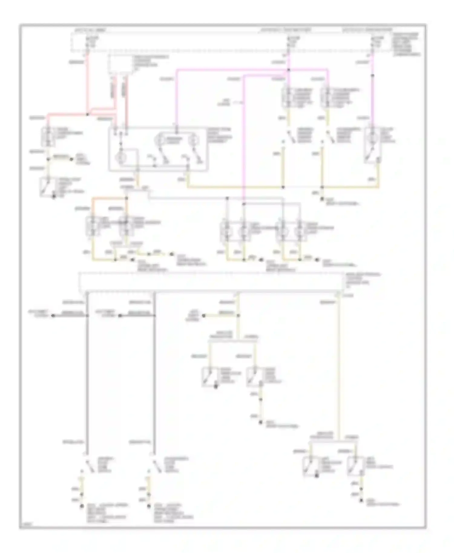 M3 BMW E36 (1992-1999): Interior lights circuit (2 of 2)