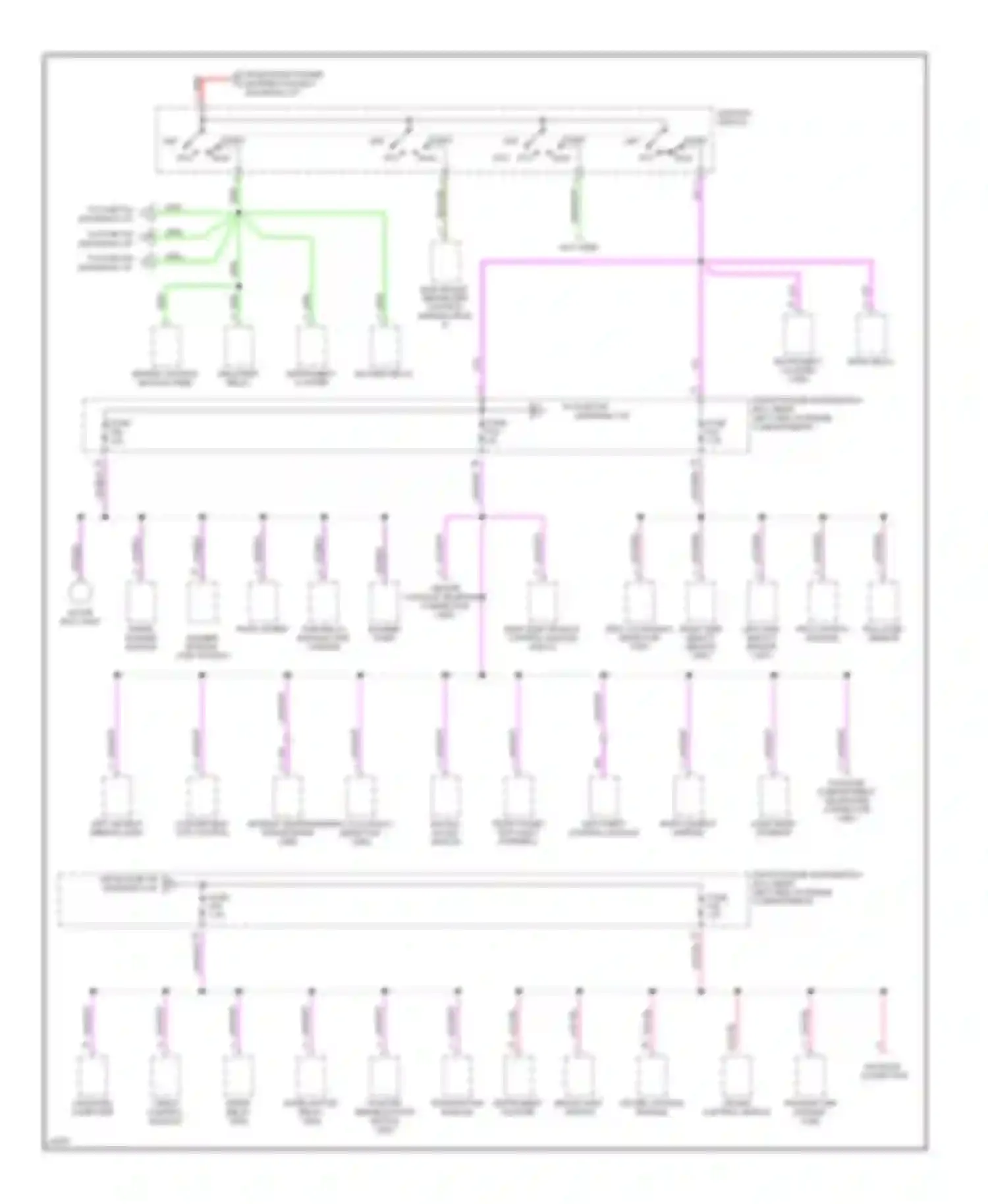 M3 BMW E36 (1992-1999): Power distribution circuit (3 of 5)
