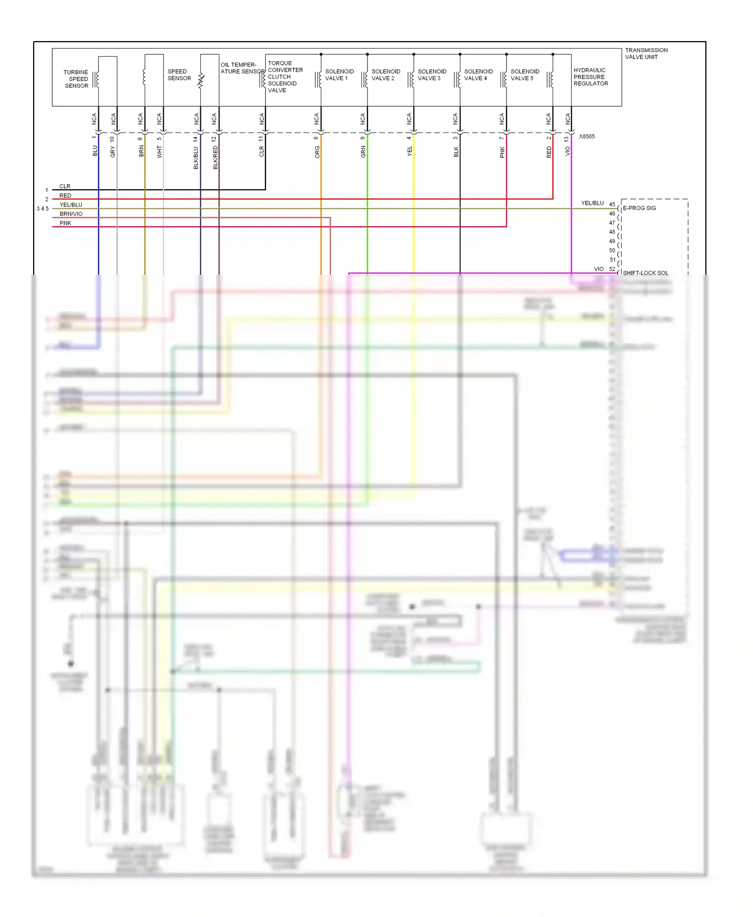 Wiring diagram blk/blu for BMW M3 E36 (1992-1999) (2 of 12)