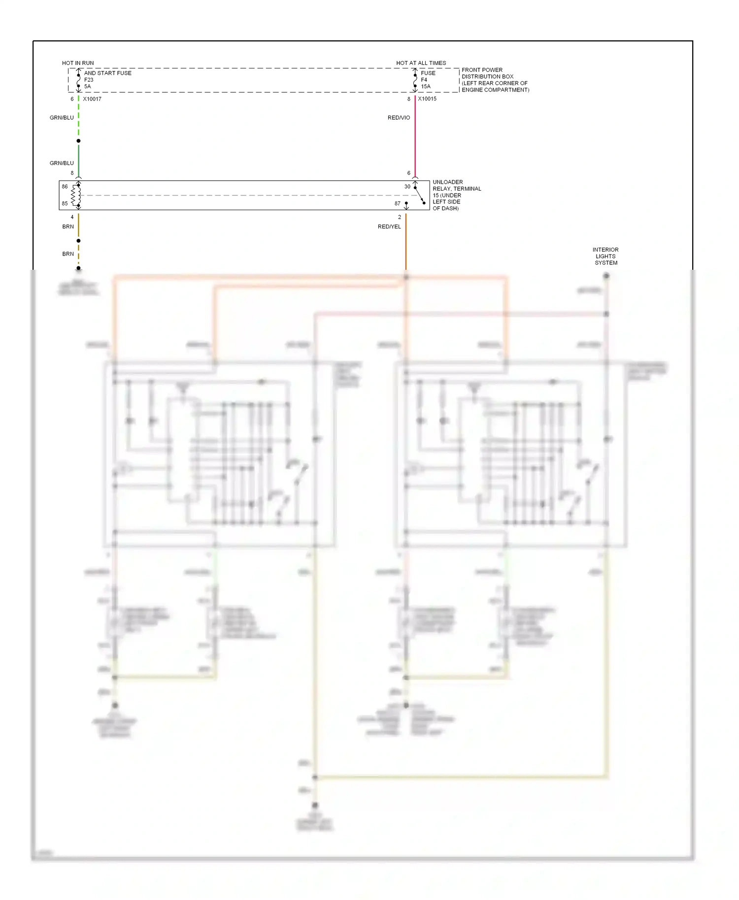 Wiring diagram brn for BMW M3 E36 (1992-1999) (31 of 49)