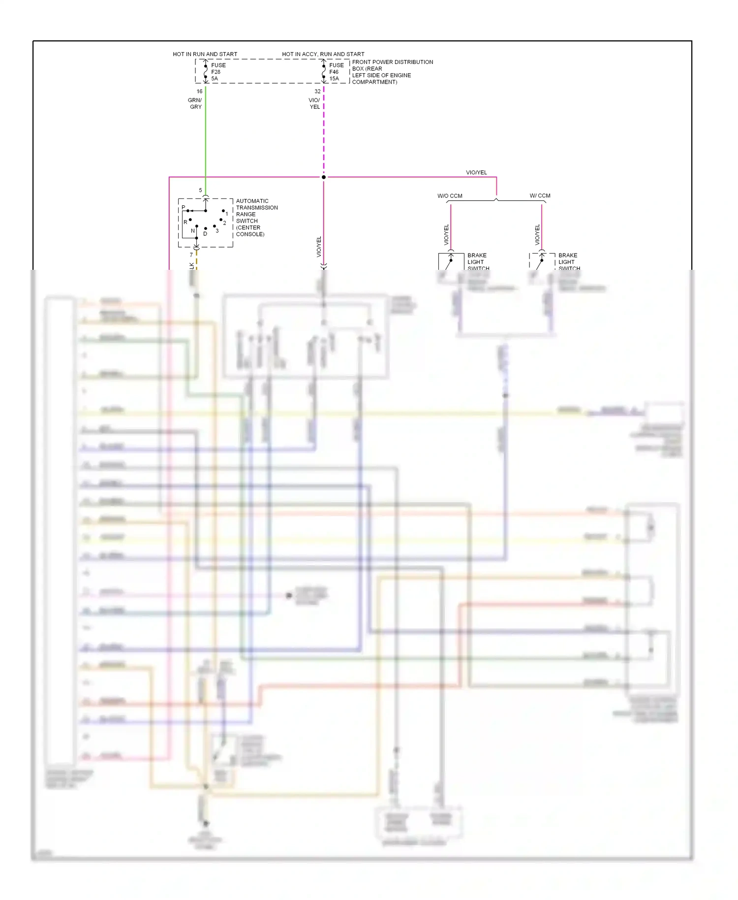 Wiring diagram engine speed for BMW M3 E36 (1992-1999) (1 of 1)