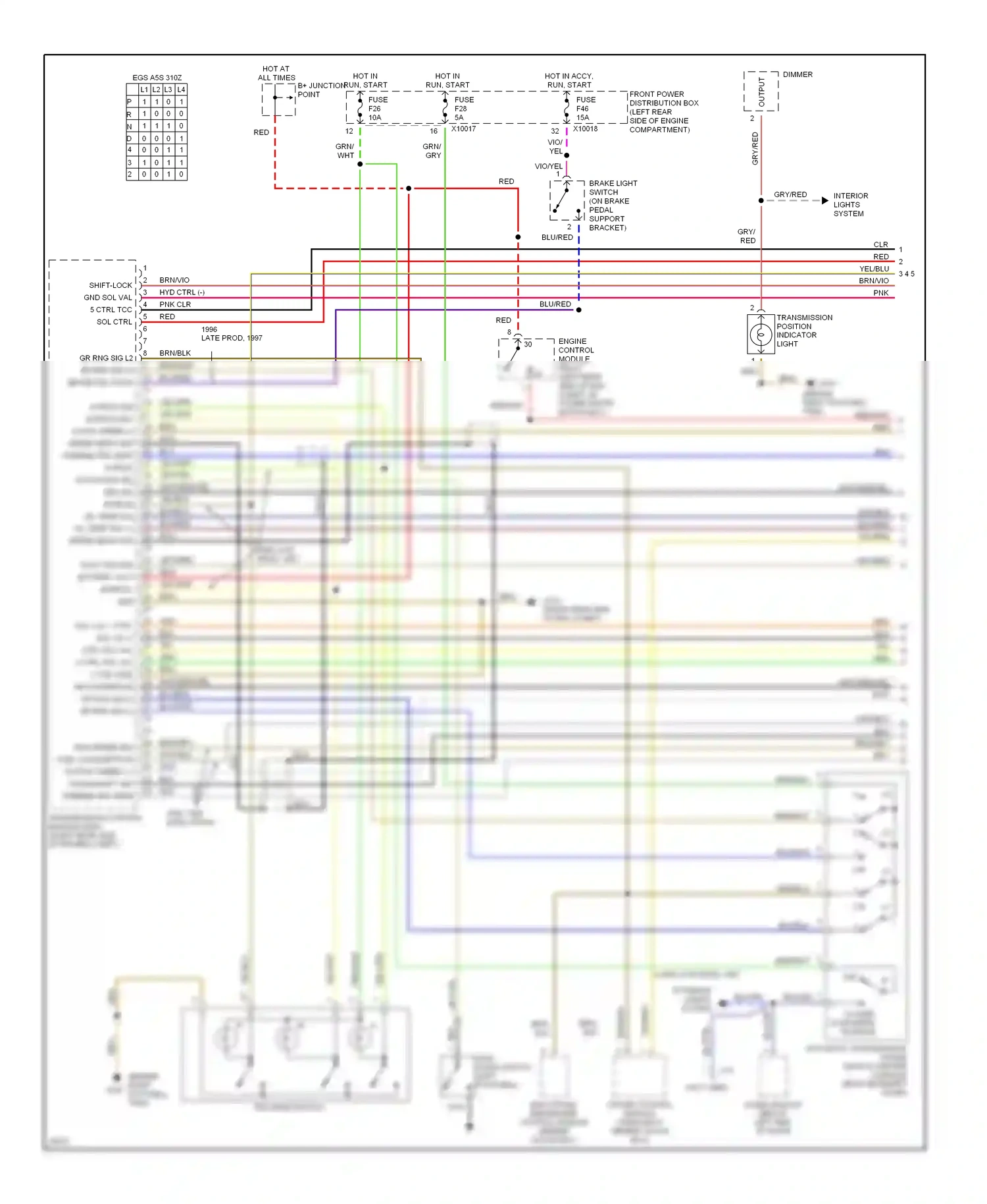 Wiring diagram grn for BMW M3 E36 (1992-1999) (21 of 25)