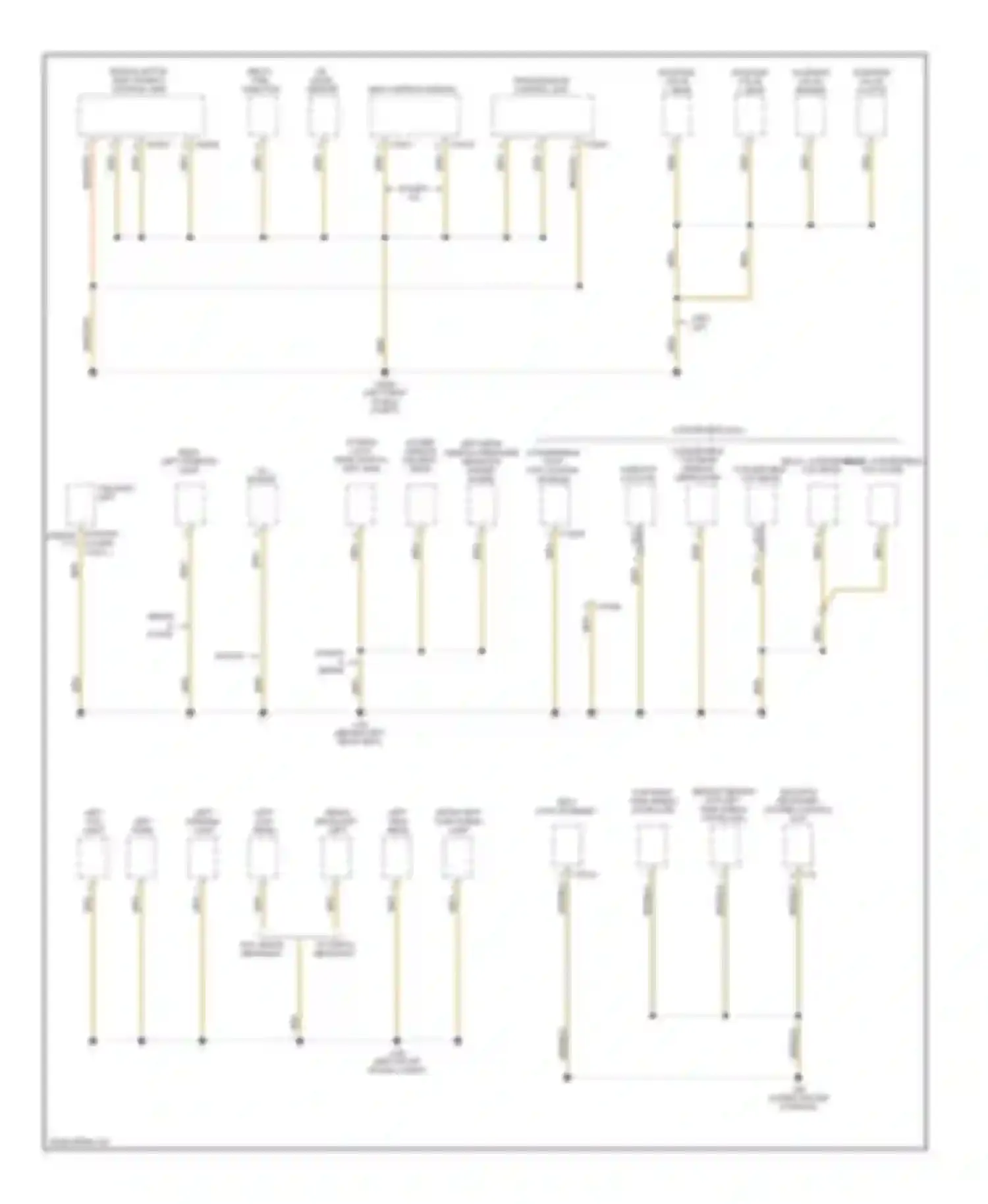 M3 BMW E46 (1999-2006): Ground distribution circuit (1 of 4)
