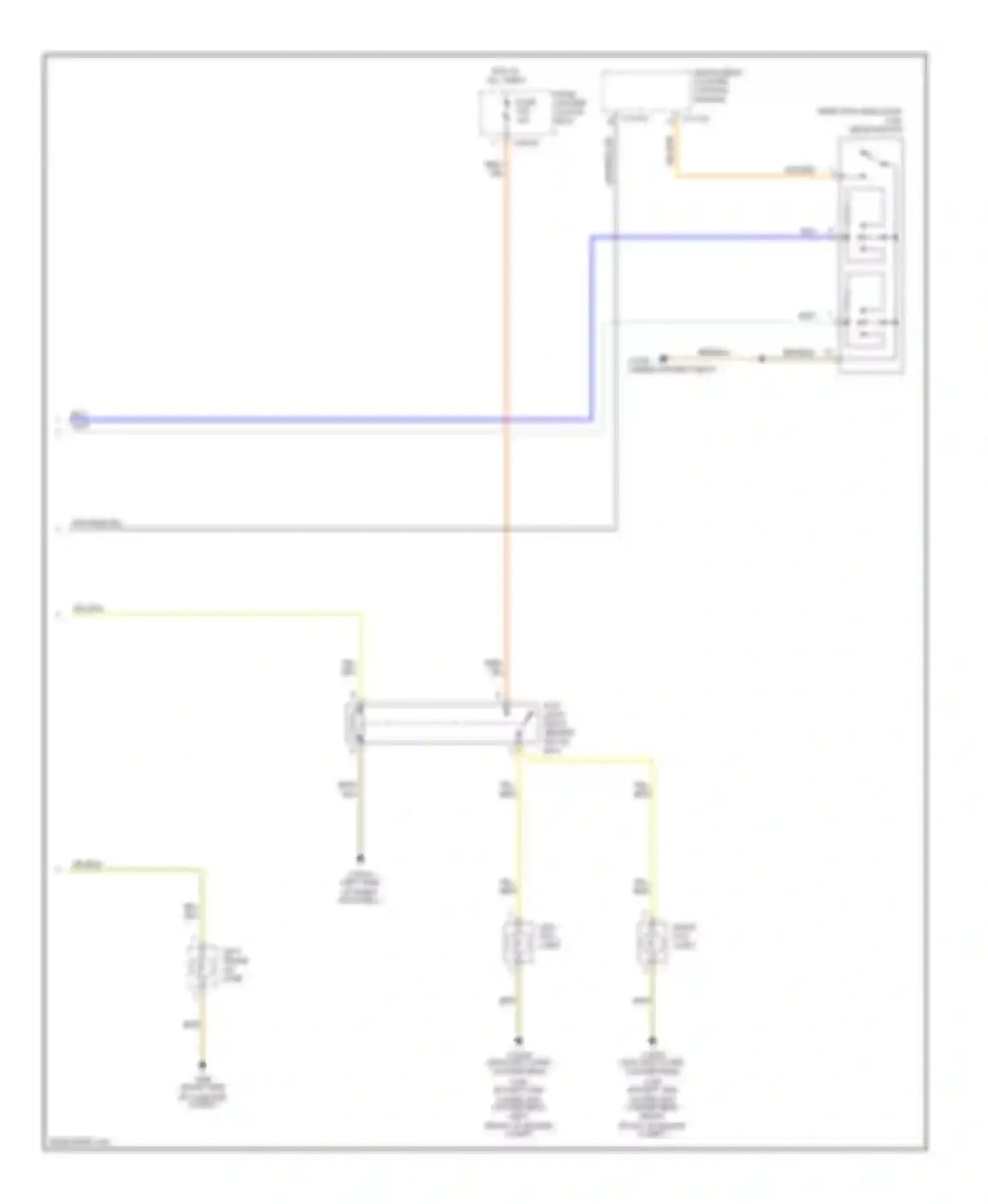 M3 BMW E46 (1999-2006): Headlights circuit, without xenon lamps (2 of 2)