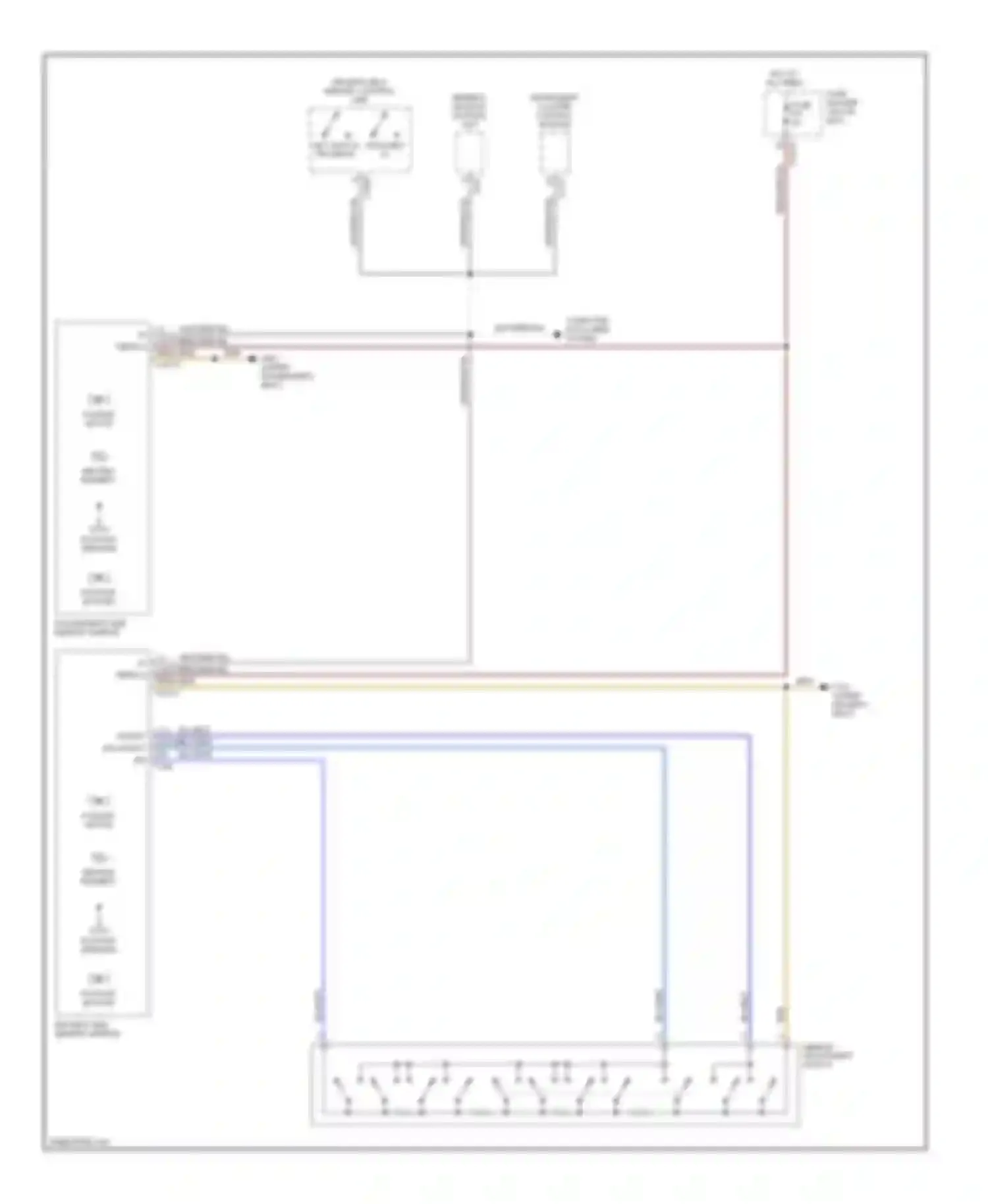 M3 BMW E46 (1999-2006): Memory mirrors circuit