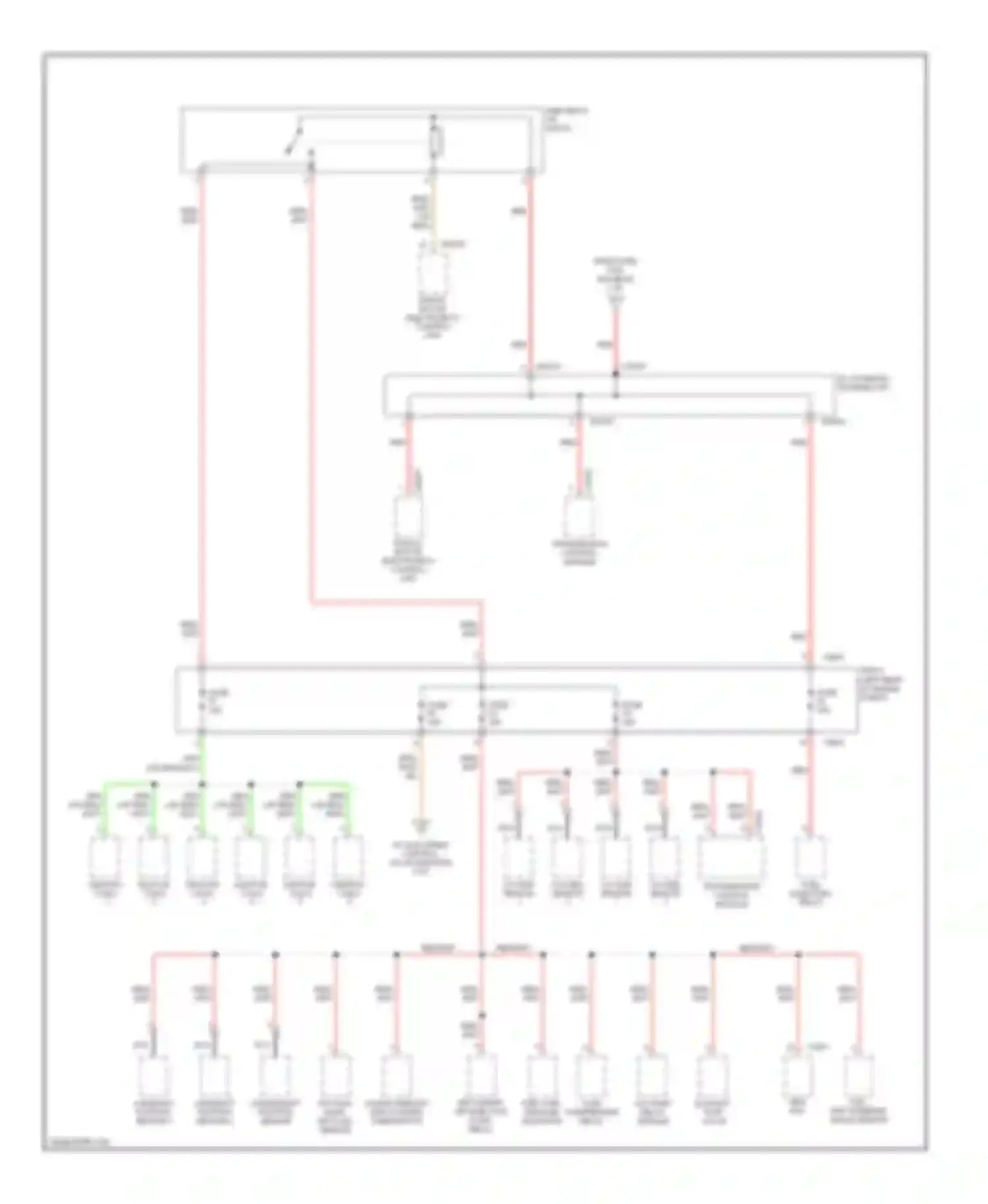M3 BMW E46 (1999-2006): Power distribution circuit (2 of 6)