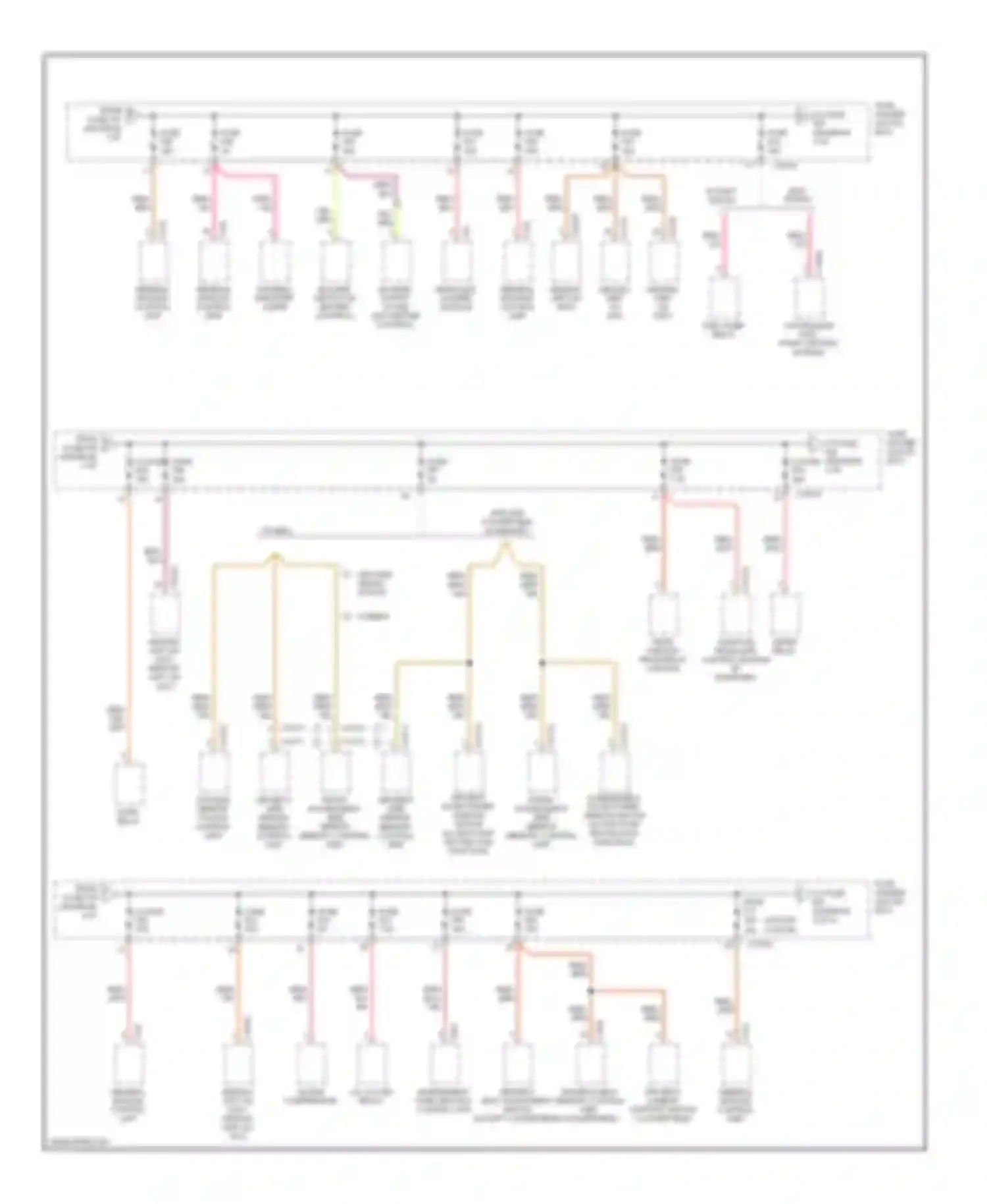 M3 BMW E46 (1999-2006): Power distribution circuit (3 of 6)