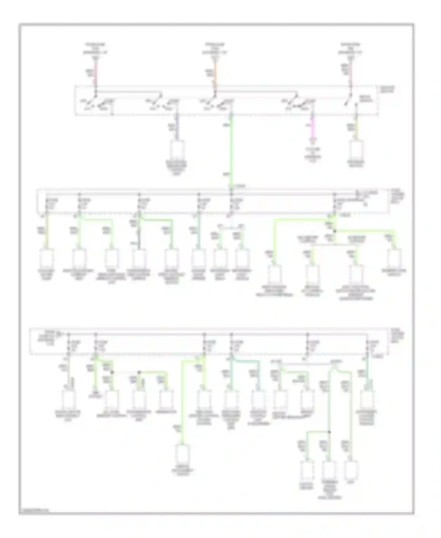 M3 BMW E46 (1999-2006): Power distribution circuit (5 of 6)