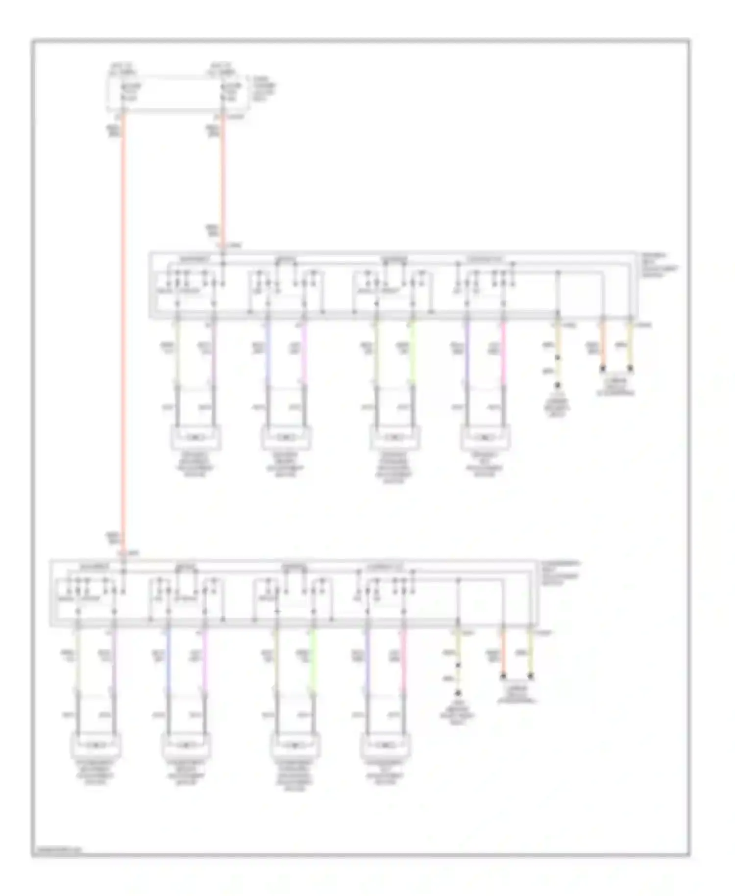 M3 BMW E46 (1999-2006): Power seats circuit