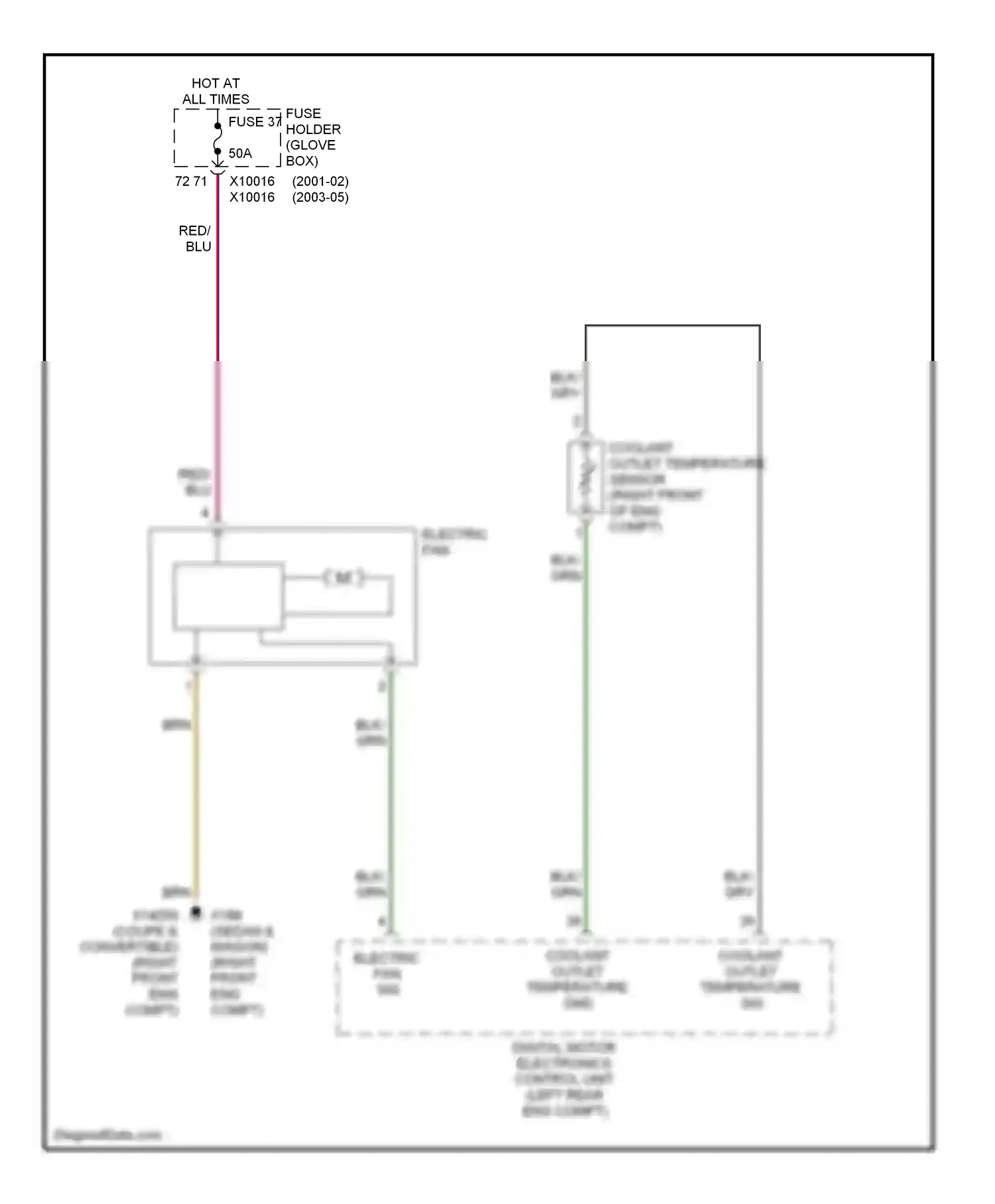 Wiring diagram blk for BMW M3 E46 (1999-2006) (12 of 65)