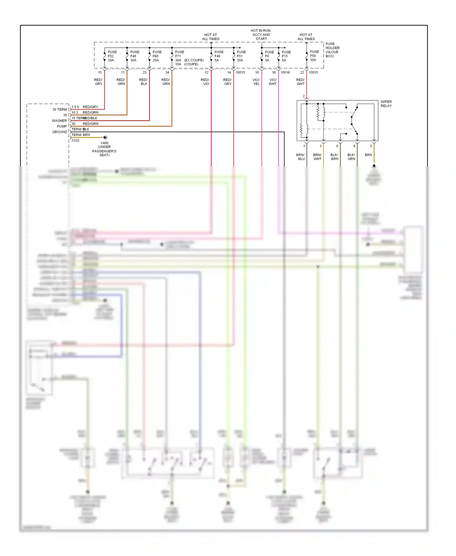 Wiring diagram blk/gry for BMW M3 E46 (1999-2006) (7 of 8)