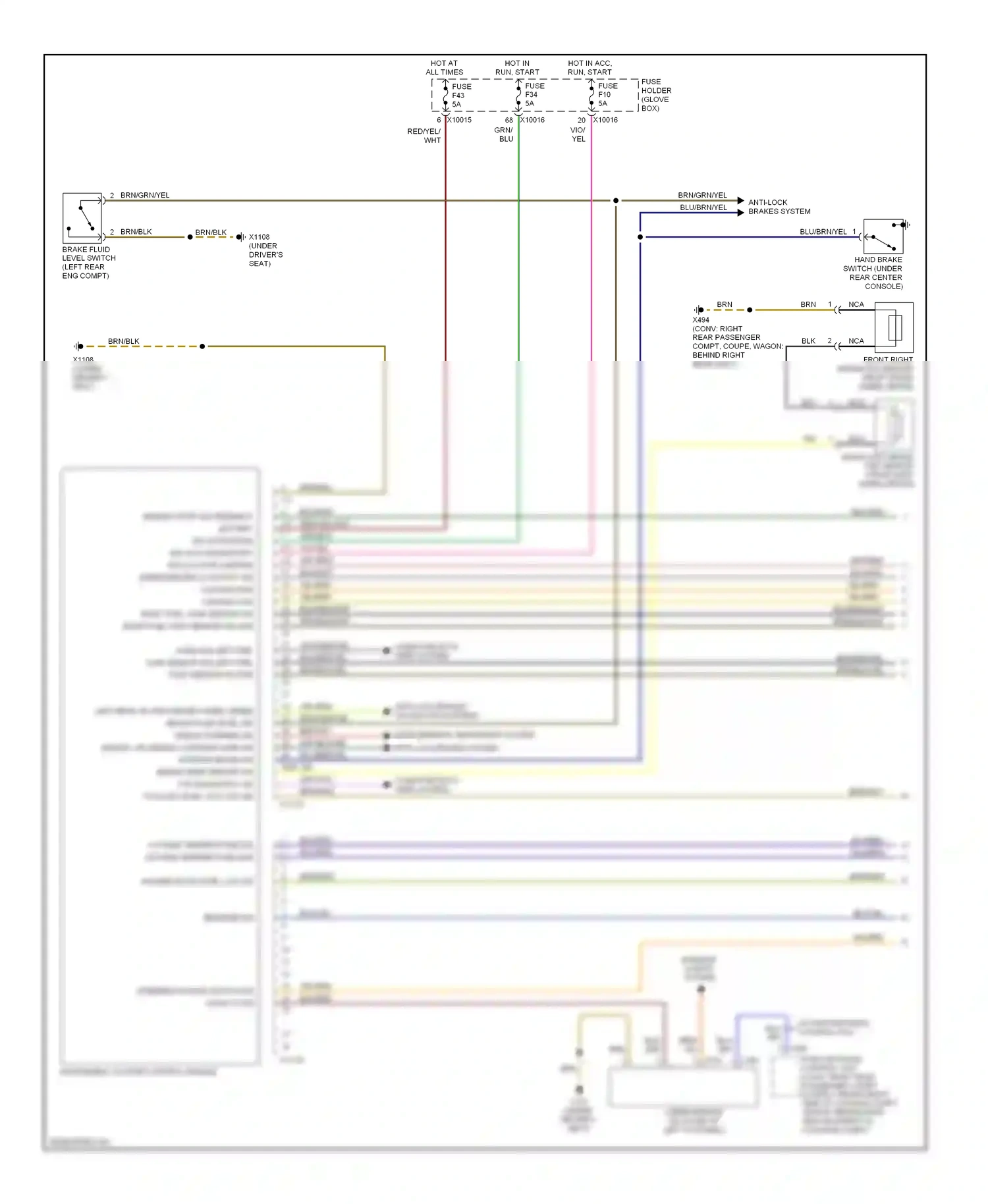 Wiring diagram blk/red for BMW M3 E46 (1999-2006) (7 of 11)