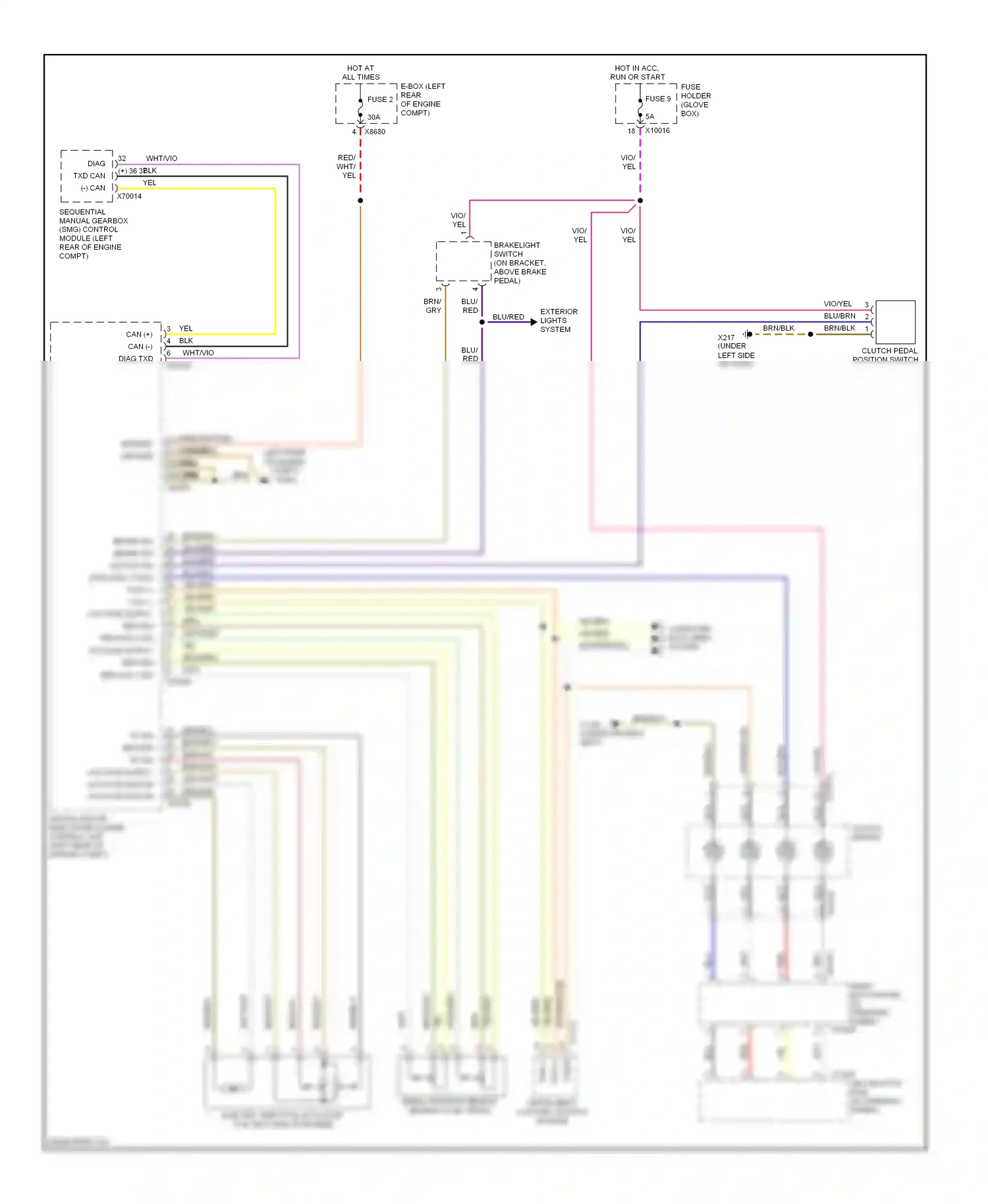 Wiring diagram blu/blk for BMW M3 E46 (1999-2006) (3 of 25)