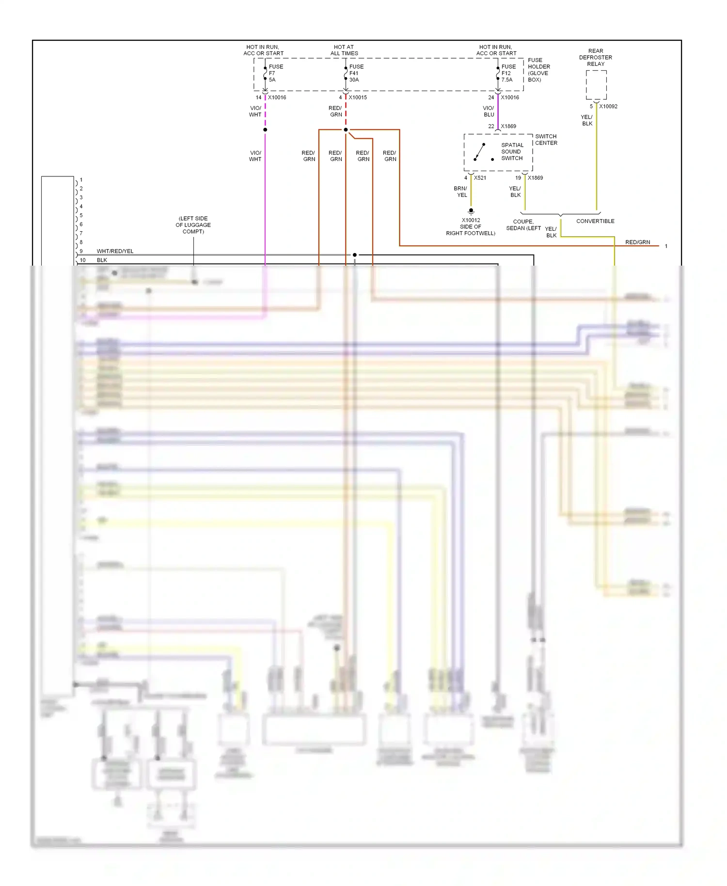 Wiring diagram blu/brn for BMW M3 E46 (1999-2006) (21 of 26)