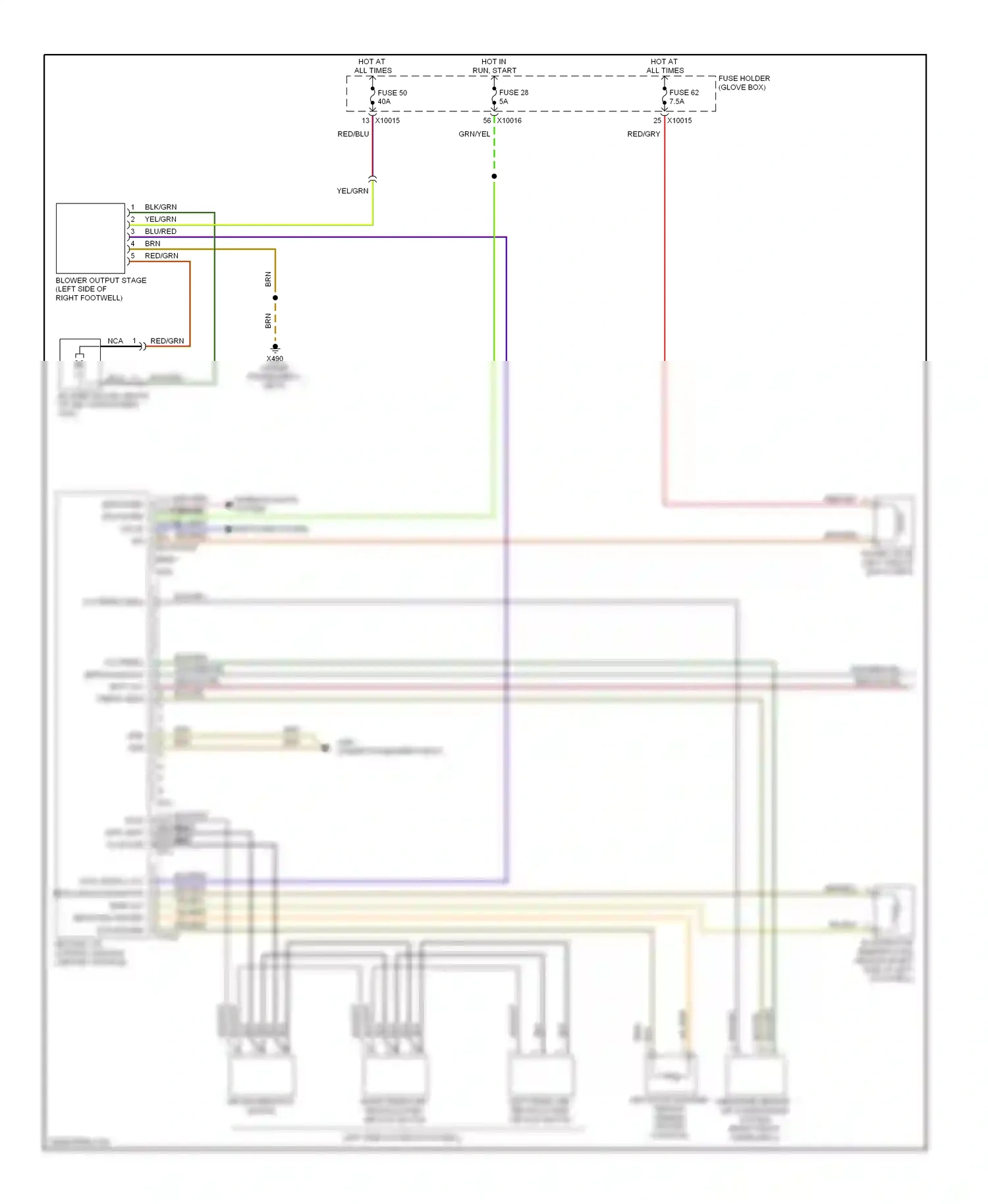 Wiring diagram brn blk/ for BMW M3 E46 (1999-2006) (1 of 1)