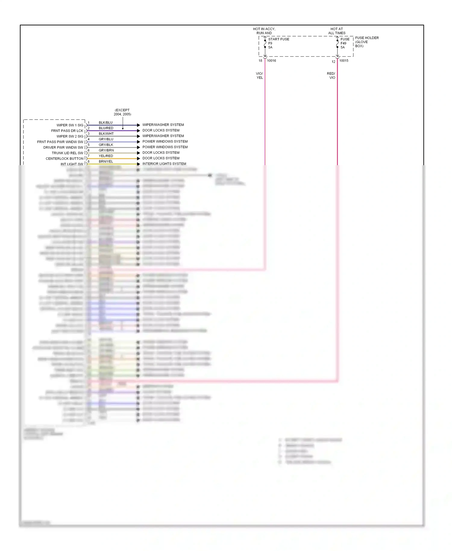 Wiring diagram brn/blk for BMW M3 E46 (1999-2006) (15 of 38)