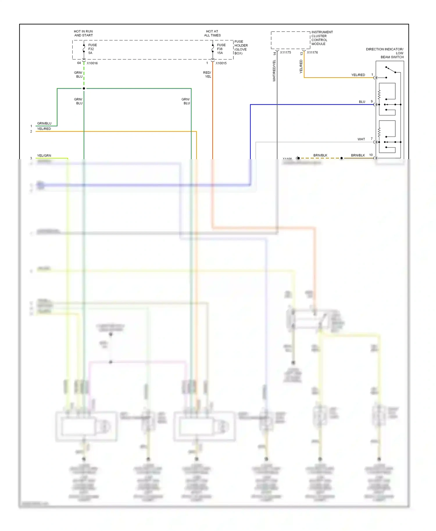 Wiring diagram computer data lines system for BMW M3 E46 (1999-2006) (7 of 27)