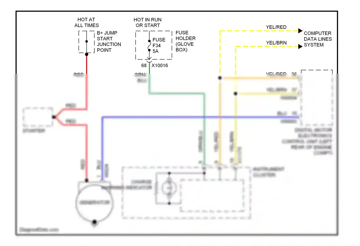 Wiring diagram grn/blu for BMW M3 E46 (1999-2006) (11 of 14)
