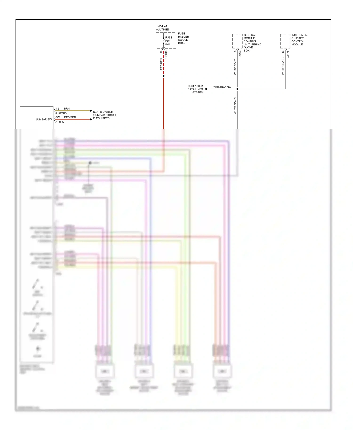 Wiring diagram gry/blk for BMW M3 E46 (1999-2006) (1 of 10)