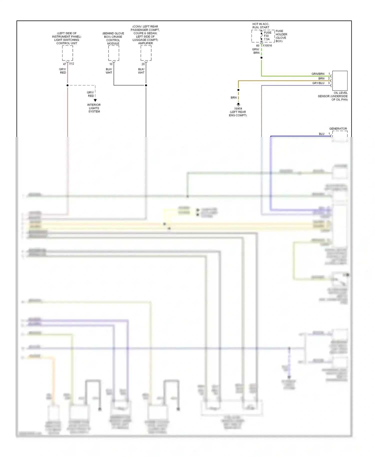 Wiring diagram gry/blu for BMW M3 E46 (1999-2006) (4 of 7)