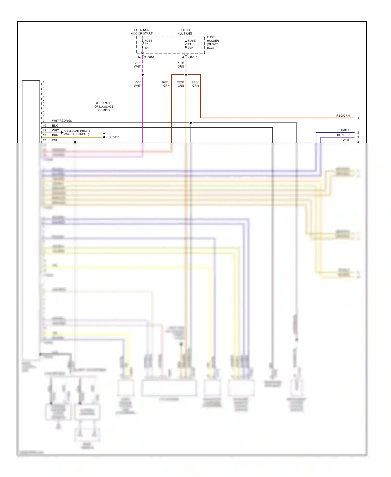 Wiring diagram k- bus for BMW M3 E46 (1999-2006) (7 of 10)