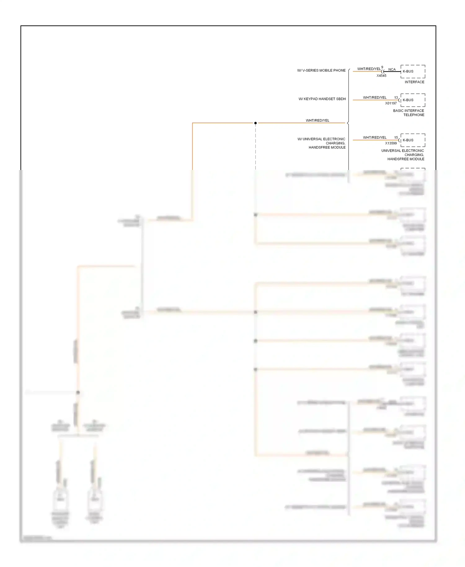 Wiring diagram k- bus for BMW M3 E46 (1999-2006) (2 of 10)