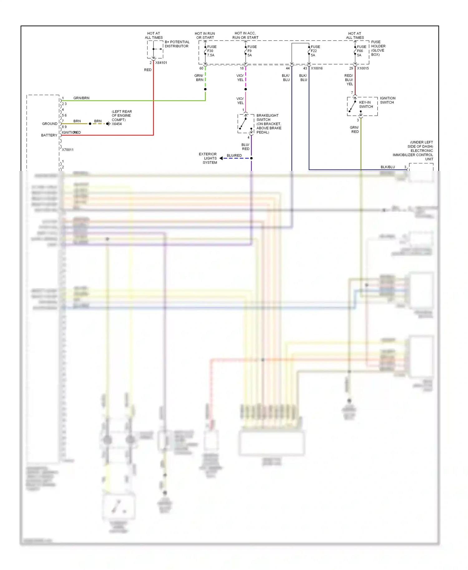 Wiring diagram red for BMW M3 E46 (1999-2006) (51 of 64)
