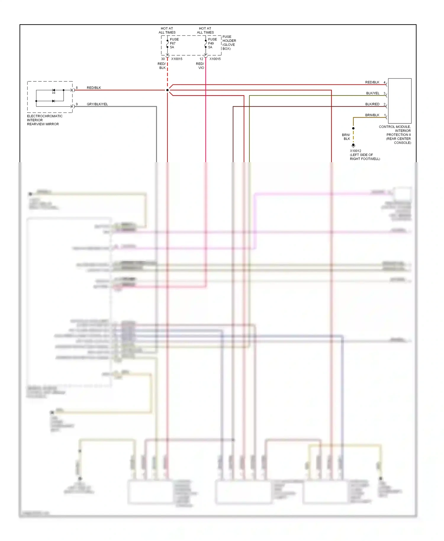 Wiring diagram red/vio for BMW M3 E46 (1999-2006) (3 of 12)