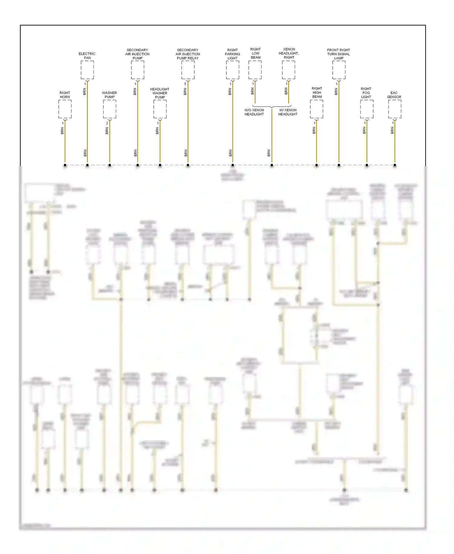 Wiring diagram system lock, driver's door for BMW M3 E46 (1999-2006) (3 of 4)