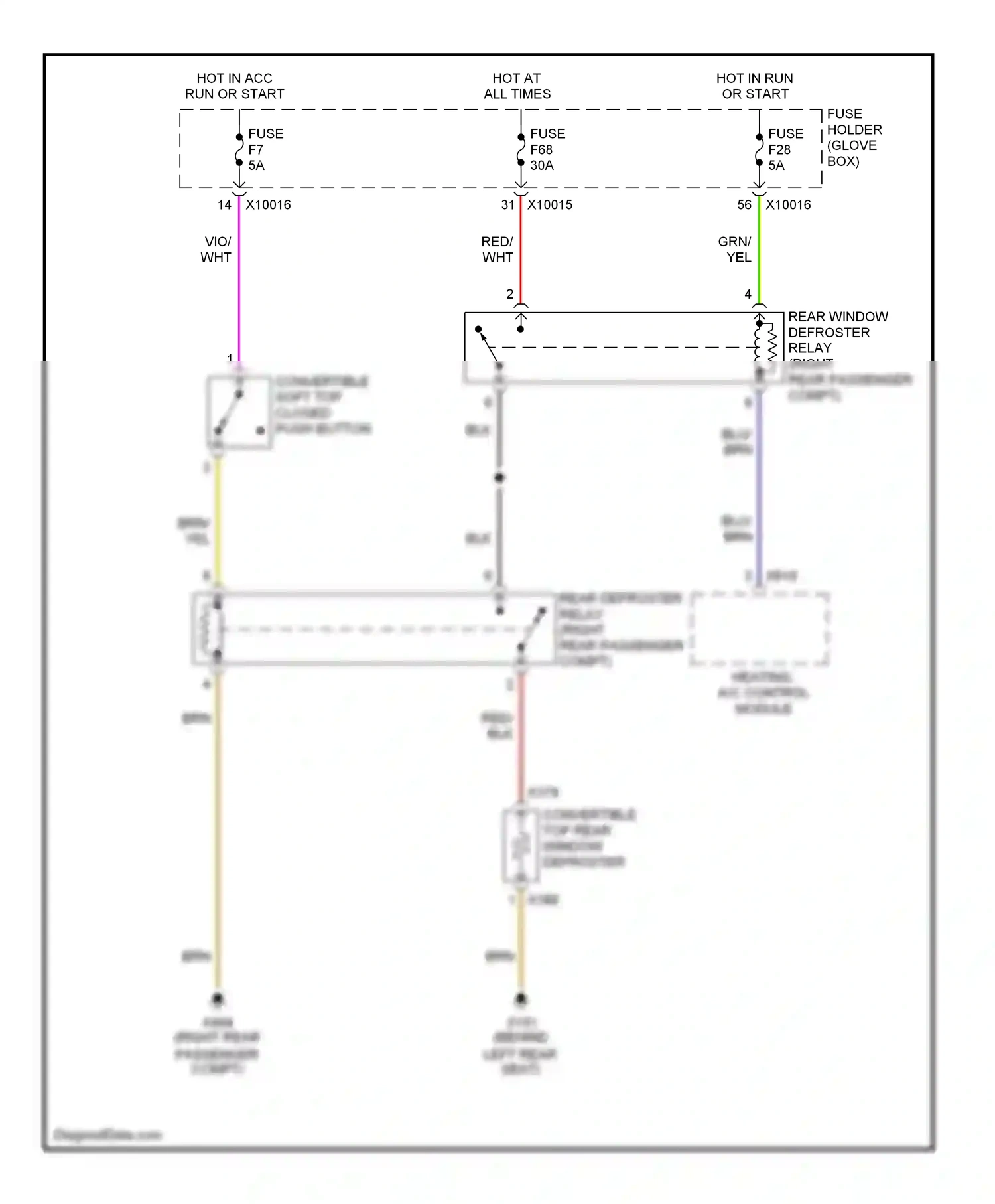 Wiring diagram vio for BMW M3 E46 (1999-2006) (4 of 40)