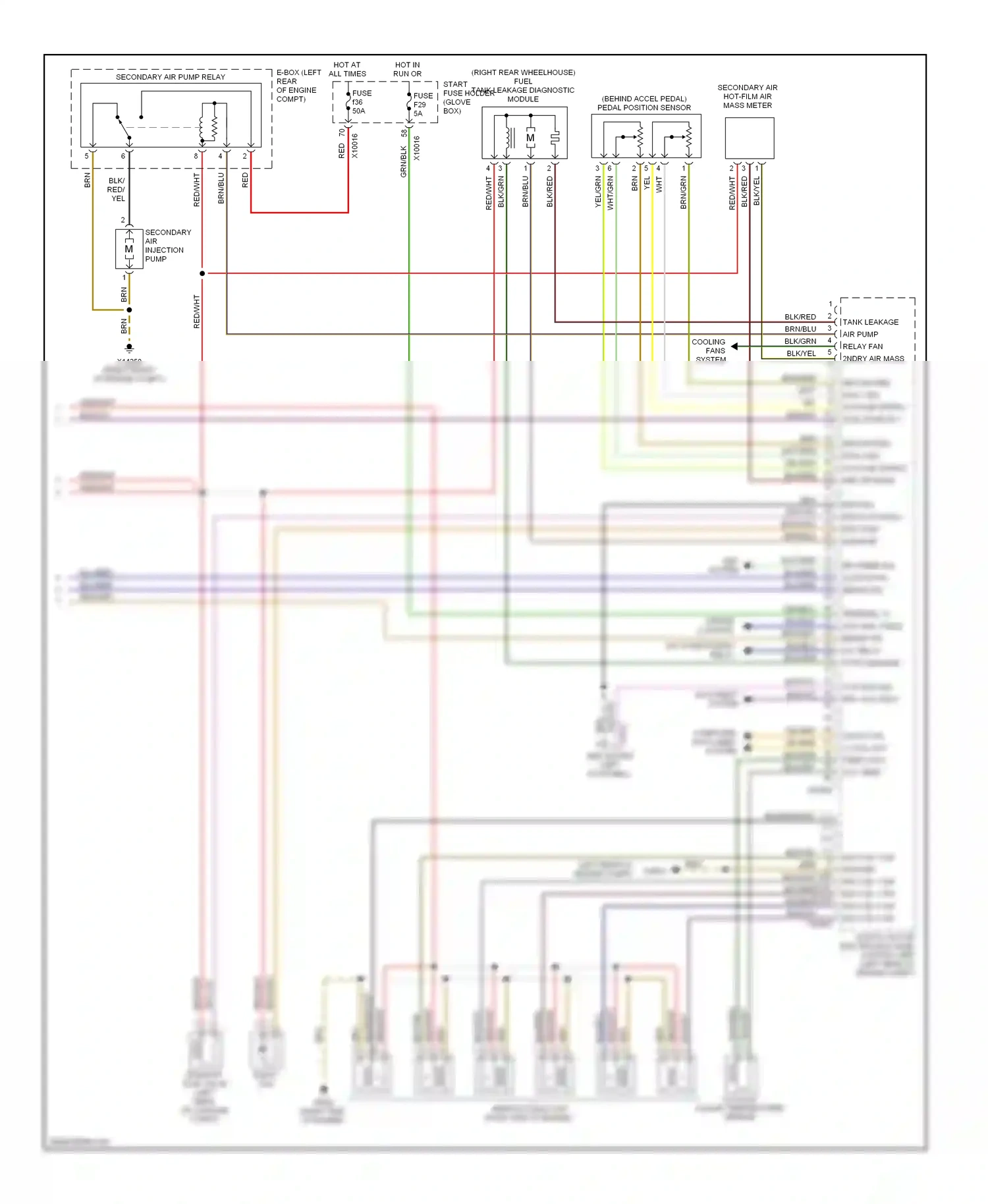 Wiring diagram voltage supply for BMW M3 E46 (1999-2006) (1 of 1)