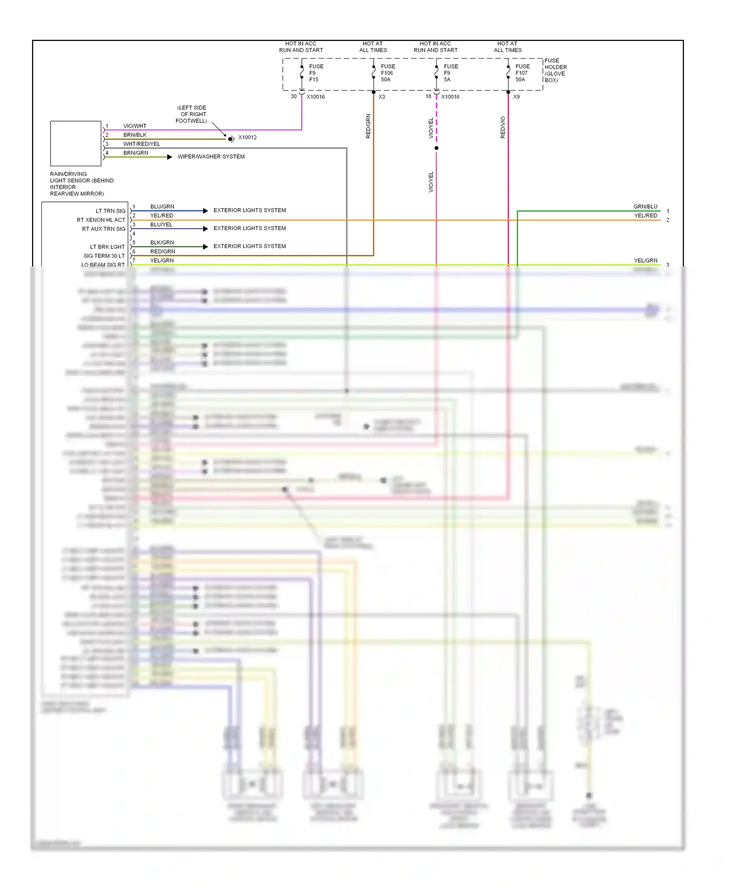 Wiring diagram wht/blu for BMW M3 E46 (1999-2006) (6 of 20)