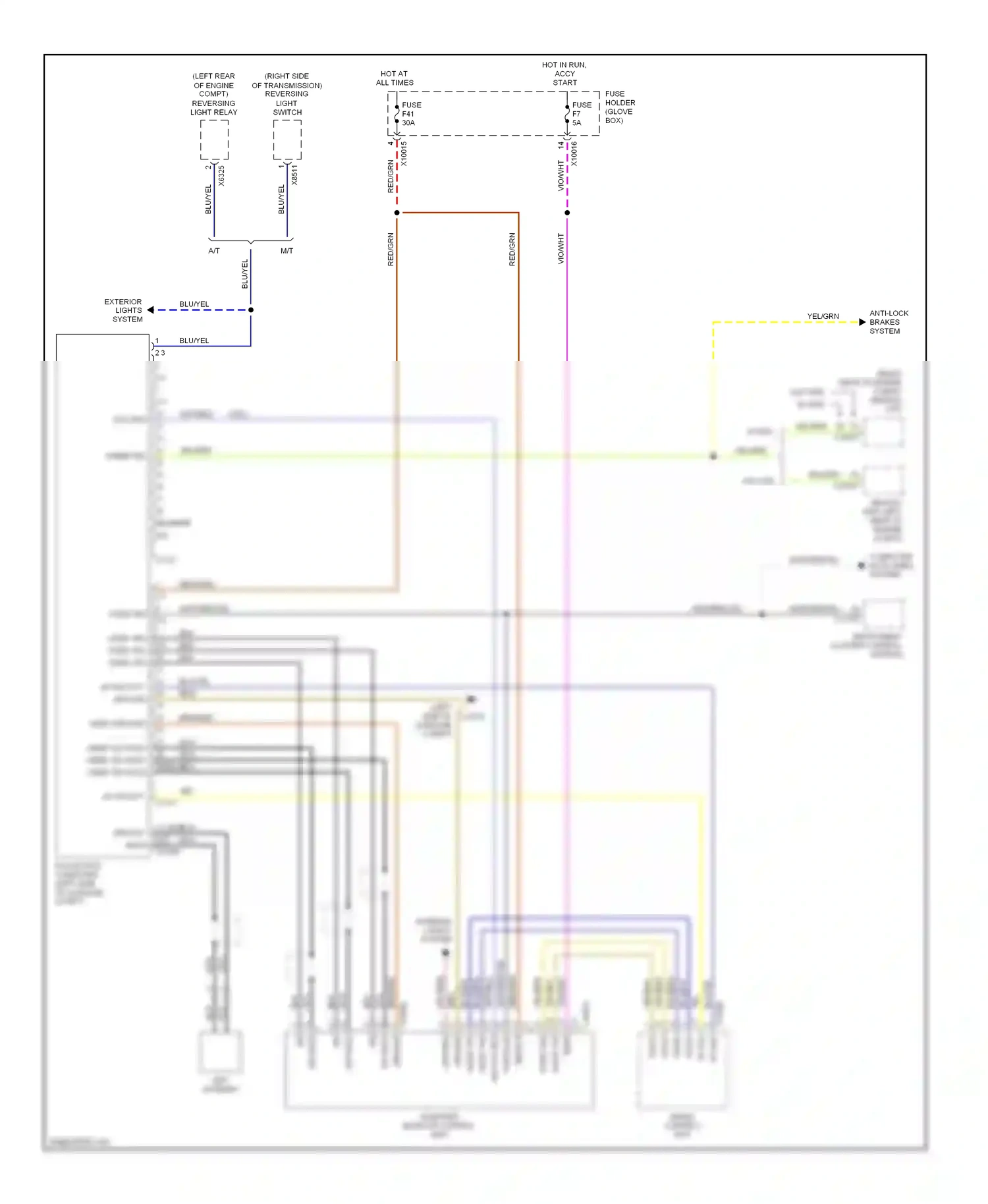 Wiring diagram yel for BMW M3 E46 (1999-2006) (29 of 63)