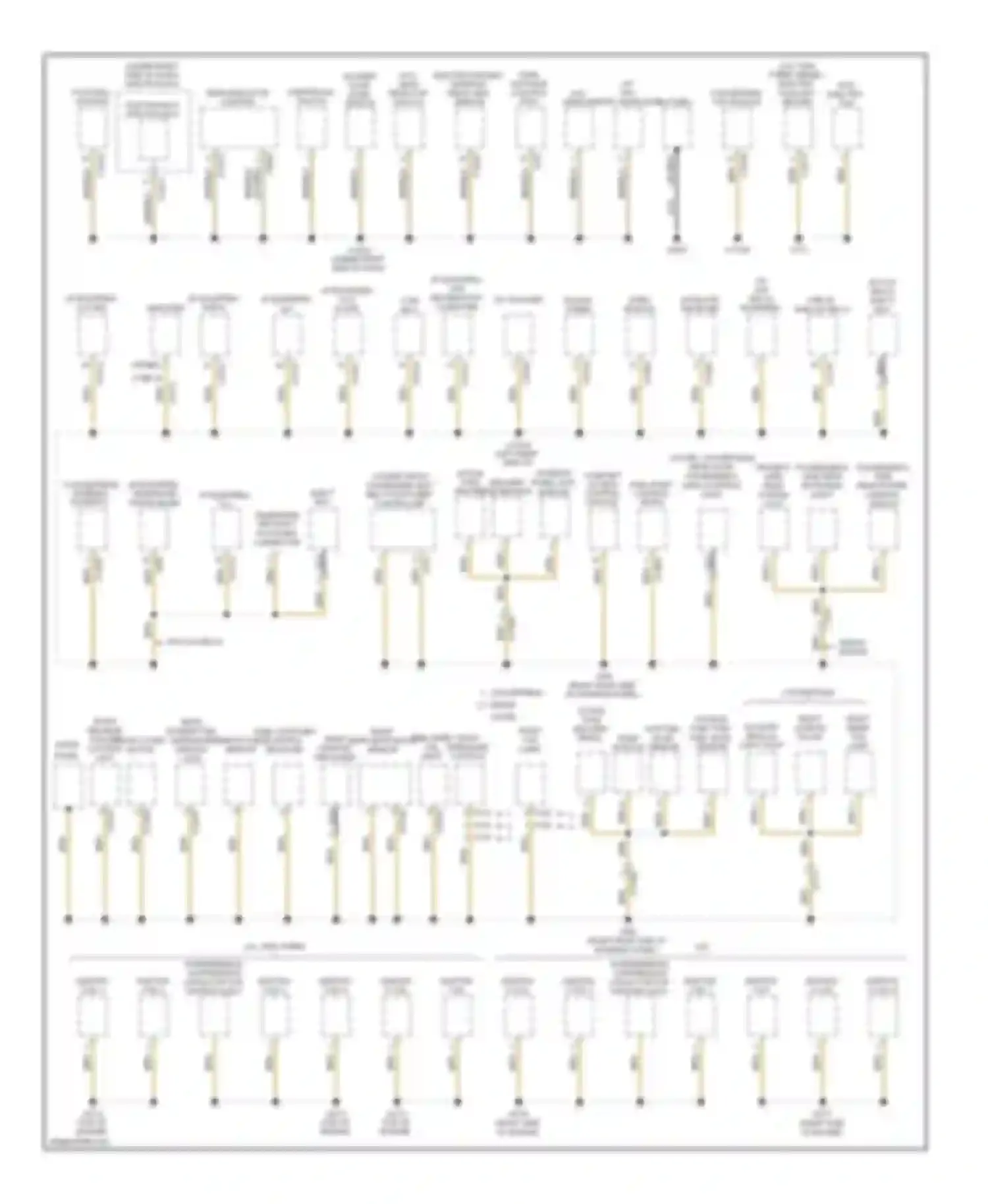M3 BMW E90 (2007-2013): Ground distribution circuit (3 of 4)