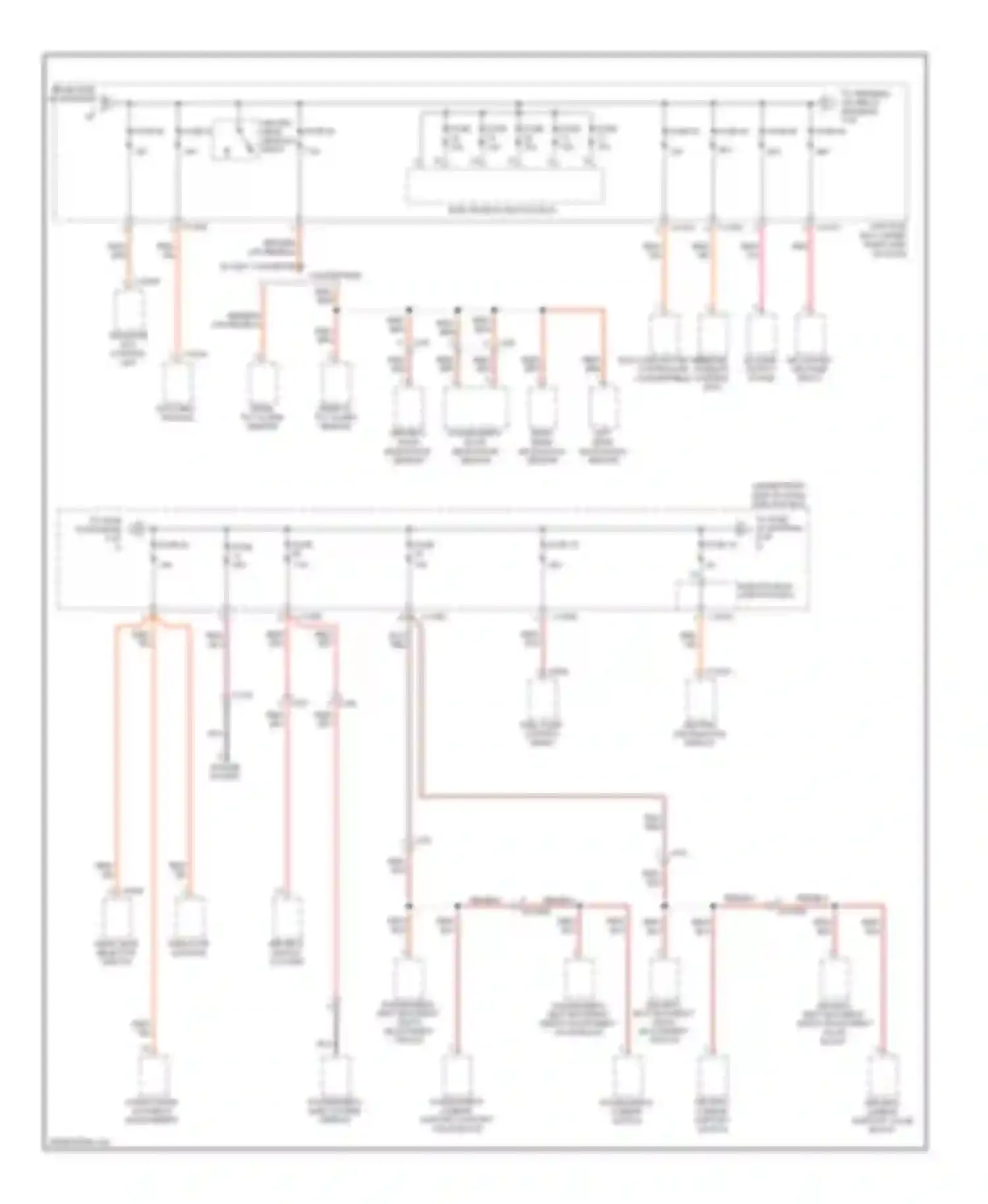 M3 BMW E90 (2007-2013): Power distribution circuit (2 of 5)