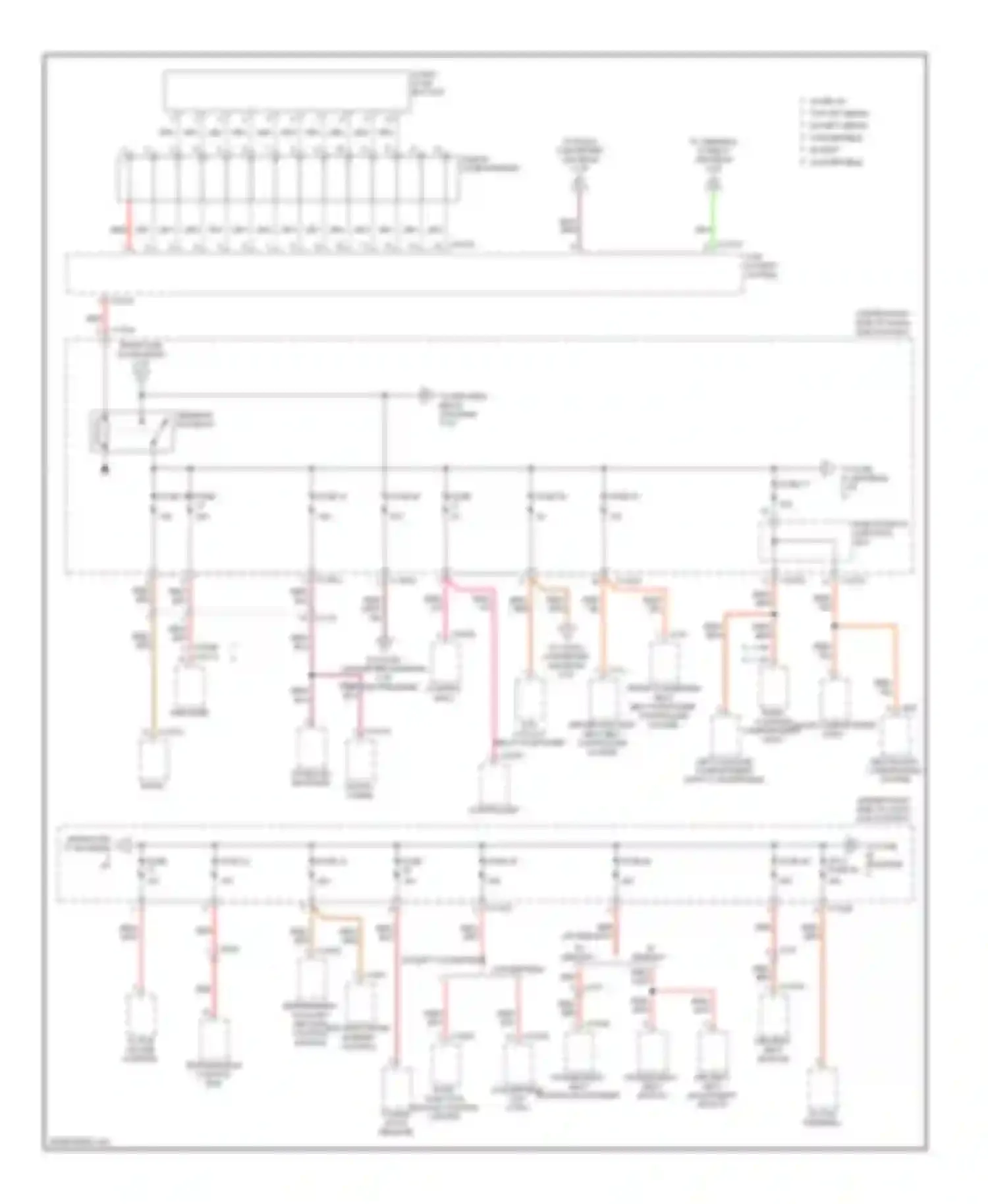 M3 BMW E90 (2007-2013): Power distribution circuit (3 of 5)