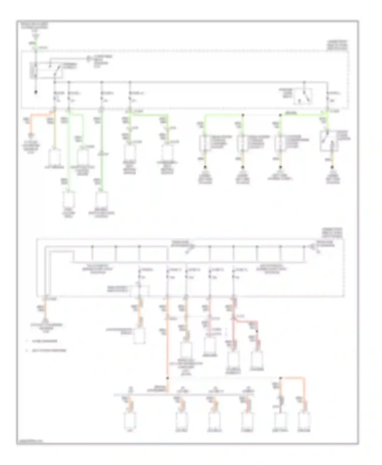 M3 BMW E90 (2007-2013): Power distribution circuit (4 of 5)