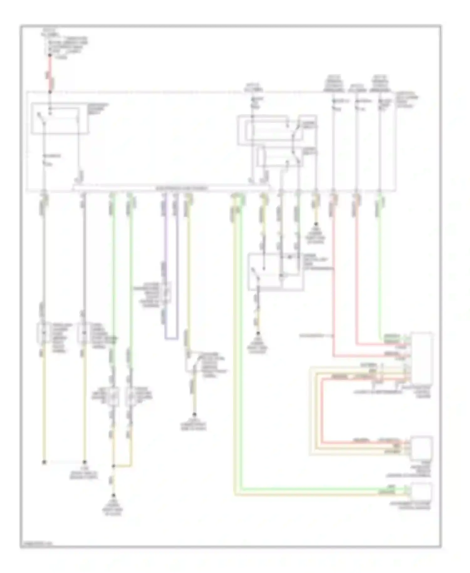M3 BMW E90 (2007-2013): Wiper/washer circuit