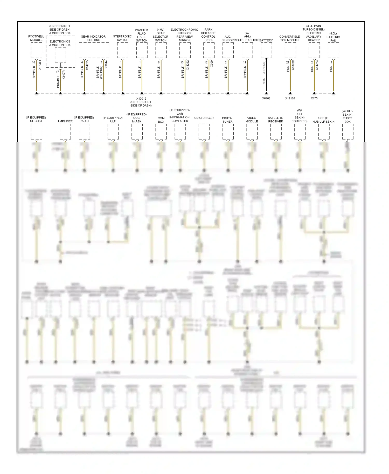Wiring diagram active tank heater for BMW M3 E90 (2007-2013) (1 of 1)