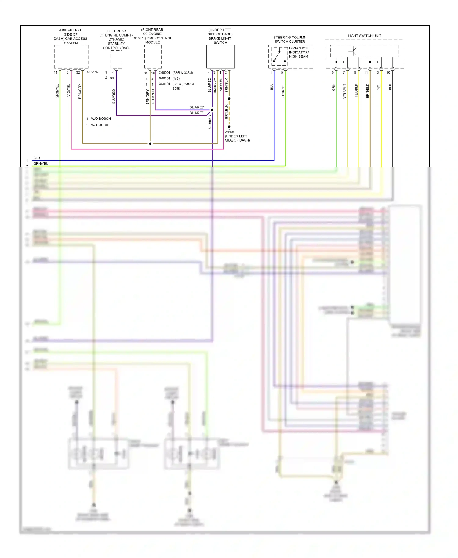 Wiring diagram blk/blu for BMW M3 E90 (2007-2013) (16 of 36)